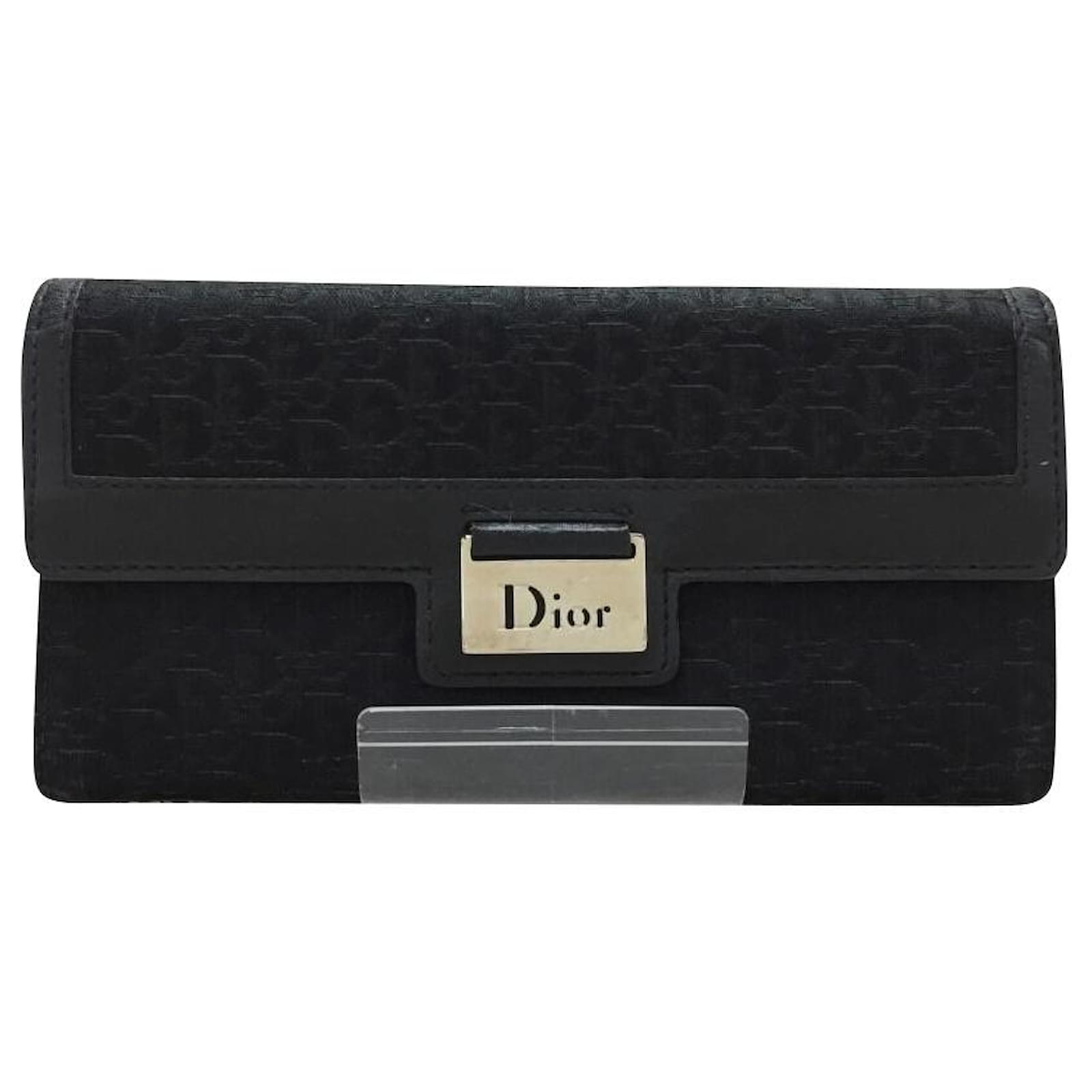 Christian Dior / Wallet / Canvas / Black / Total pattern ref.433039