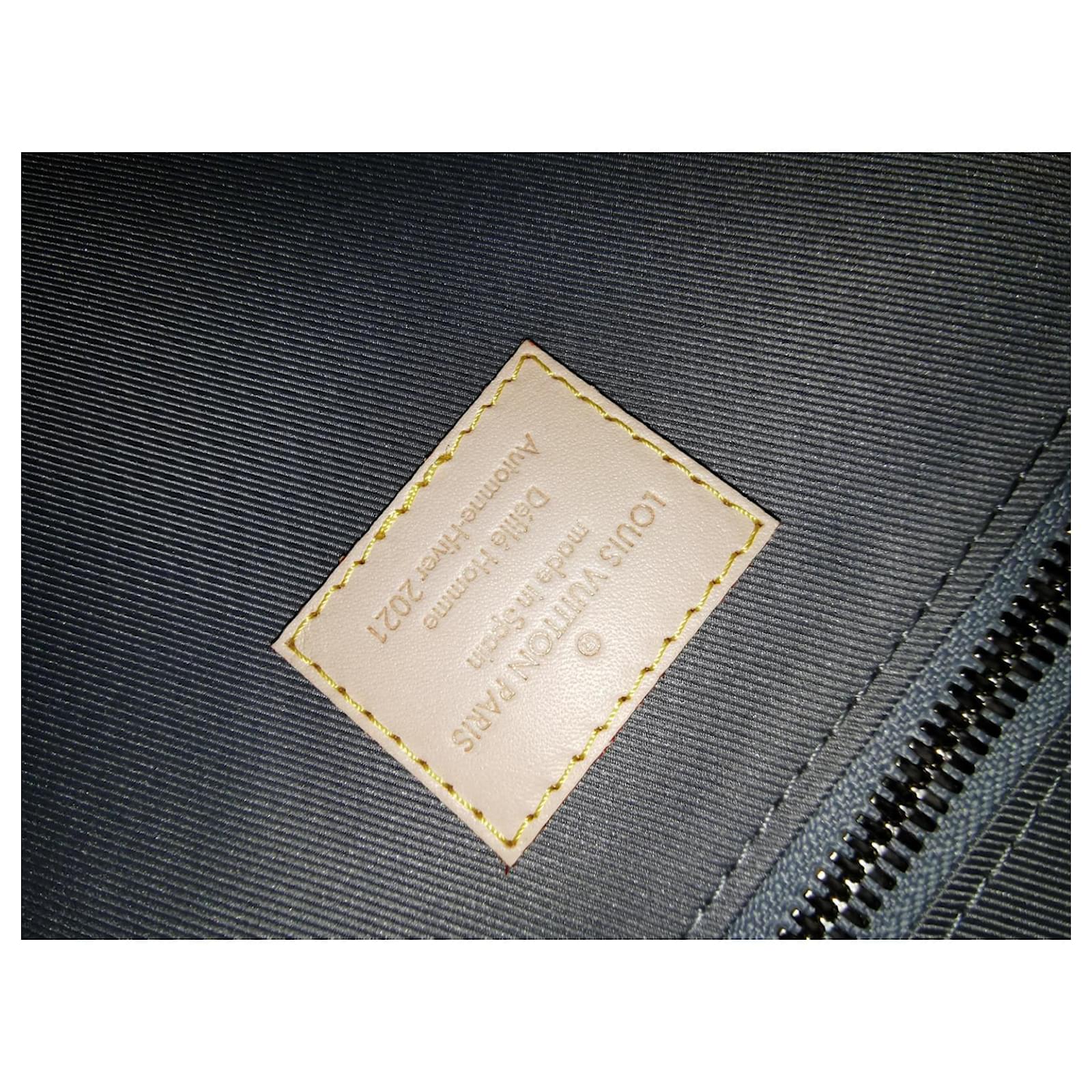 Louis Vuitton Plat Bag Mirror (under Virgil Abloh) Silvery Leather