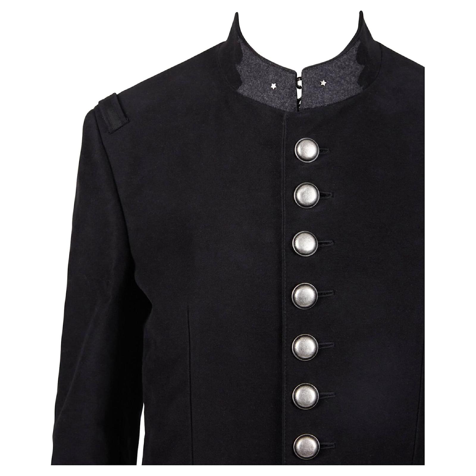 Saint laurent military jacket mens hotsell