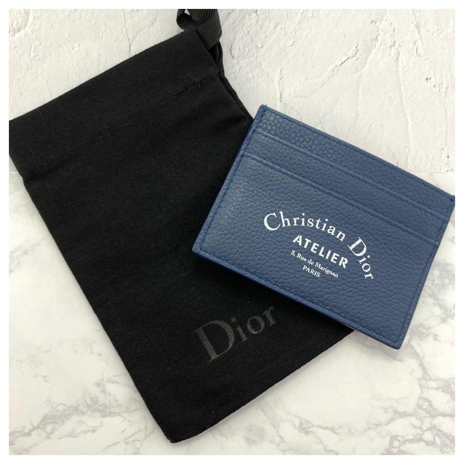 [Used] Christian Dior ATELIER Atelier logo Business card holder Card