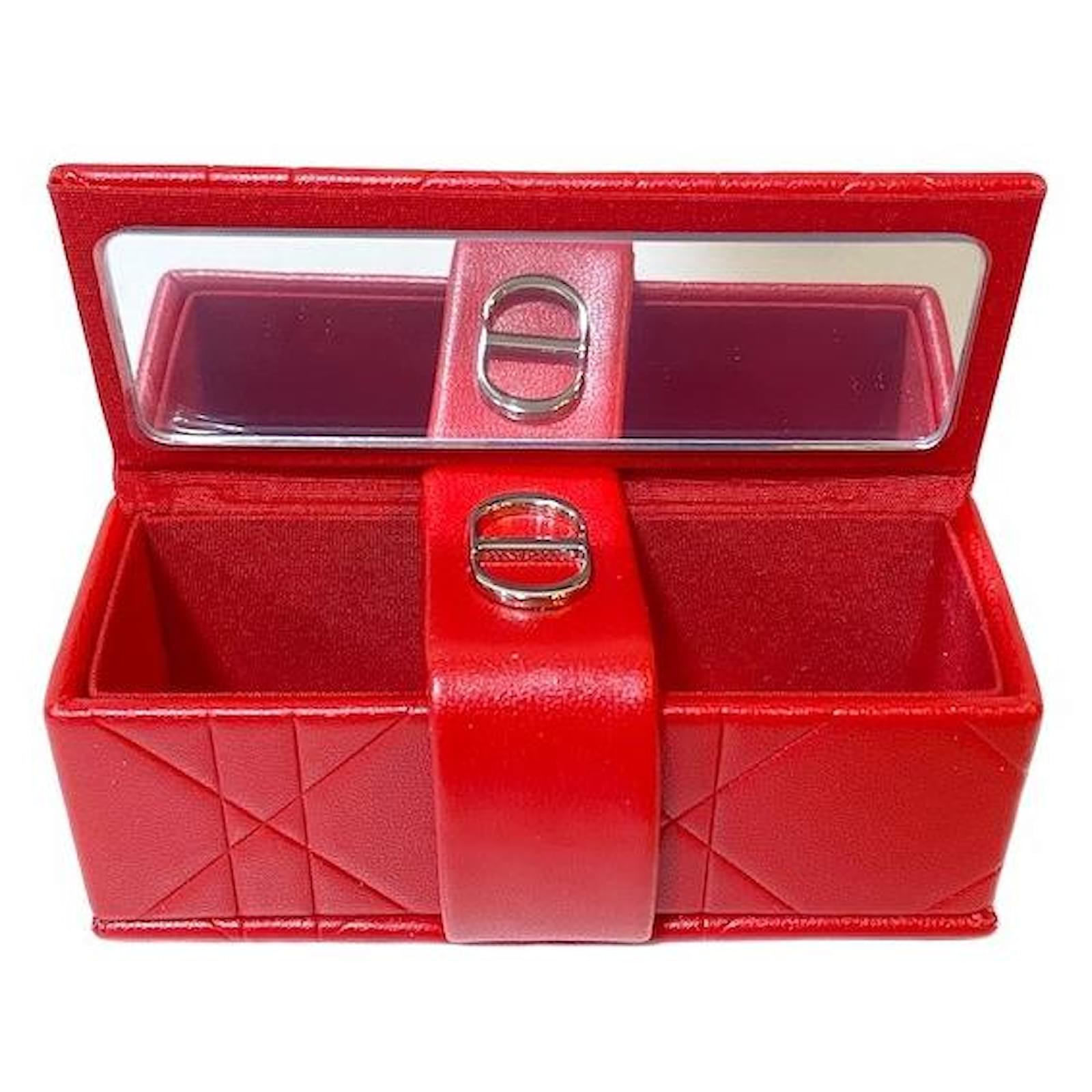 Dior Red Cosmetic Cases
