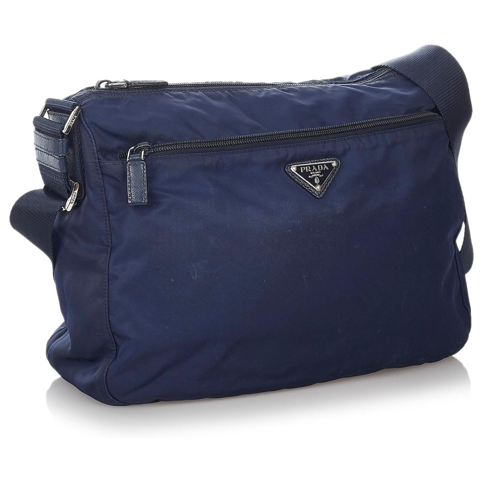 Prada Tessuto Stitch Bag - Blue Totes, Handbags - PRA873630