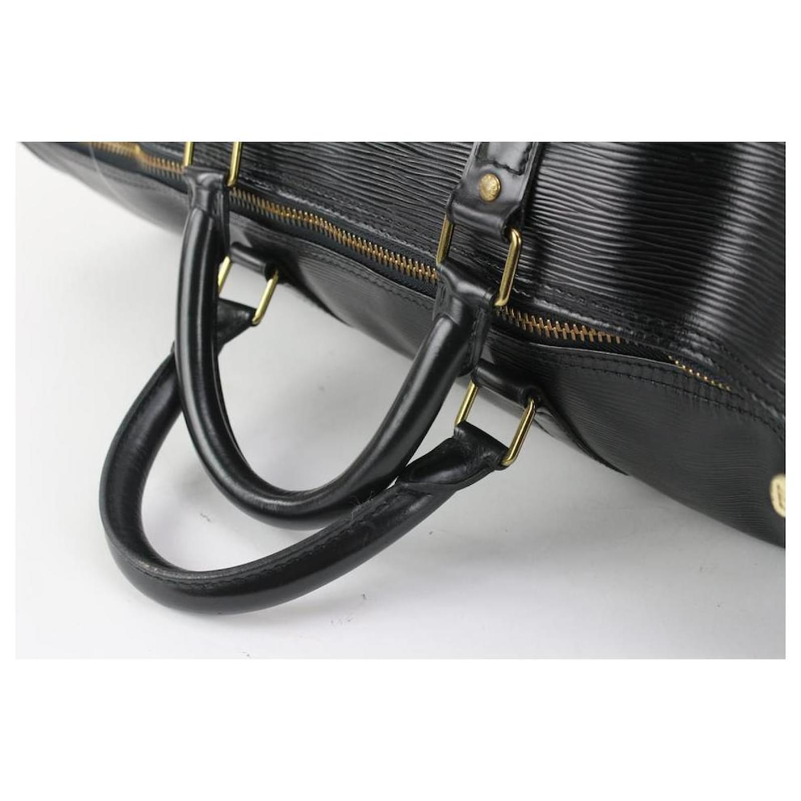 Louis Vuitton Black Epi Leather Keepall 50 duffle bag ref.433932 - Joli  Closet