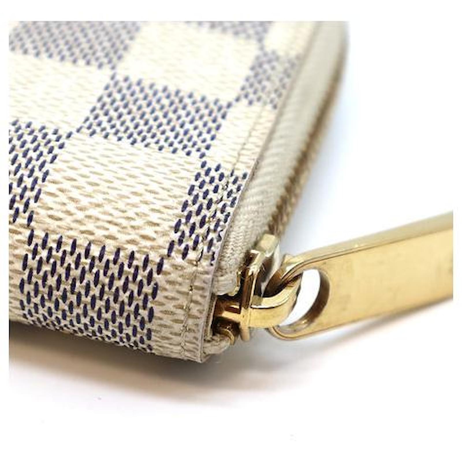Louis Vuitton Damier Azur Organizer Zippy Wallet Zip Around Long Large  Metal ref.298233 - Joli Closet