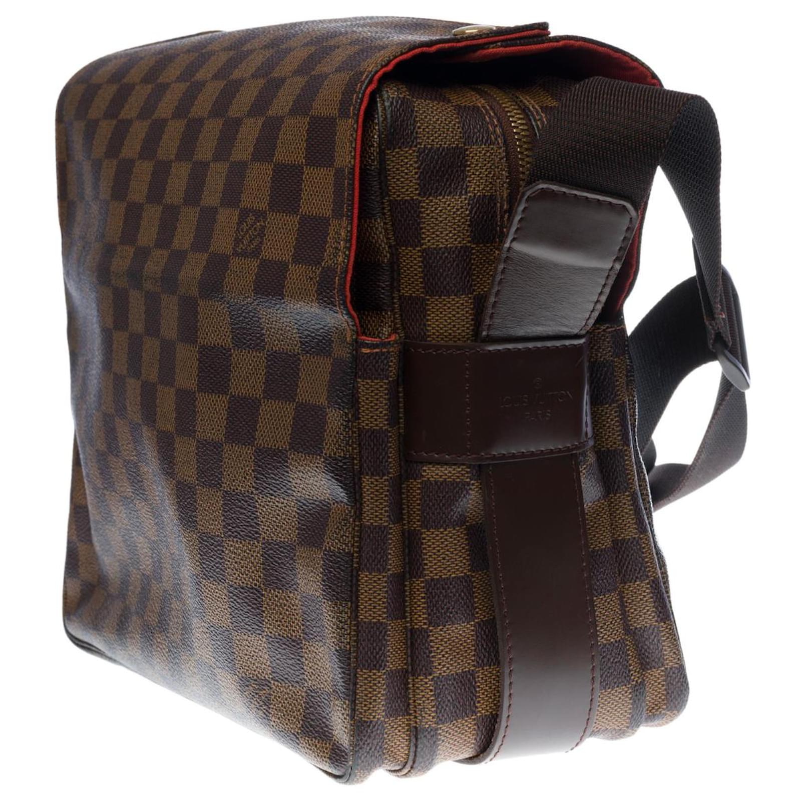 Louis Vuitton Tote in brown checkered canvas and brown leather