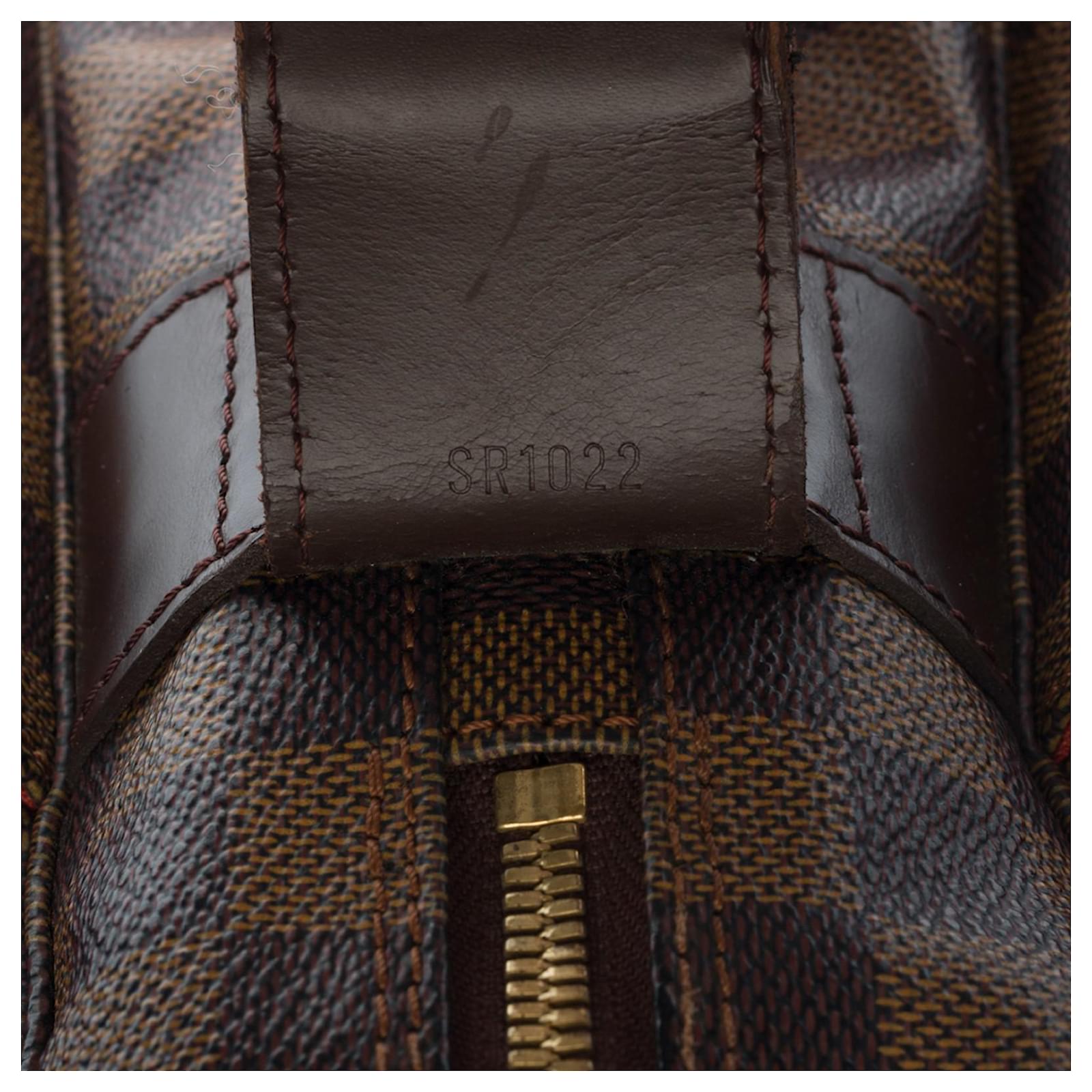 Brown Coated Canvas Louis Vuitton Trocadero 23 Cloth ref.968405 - Joli  Closet