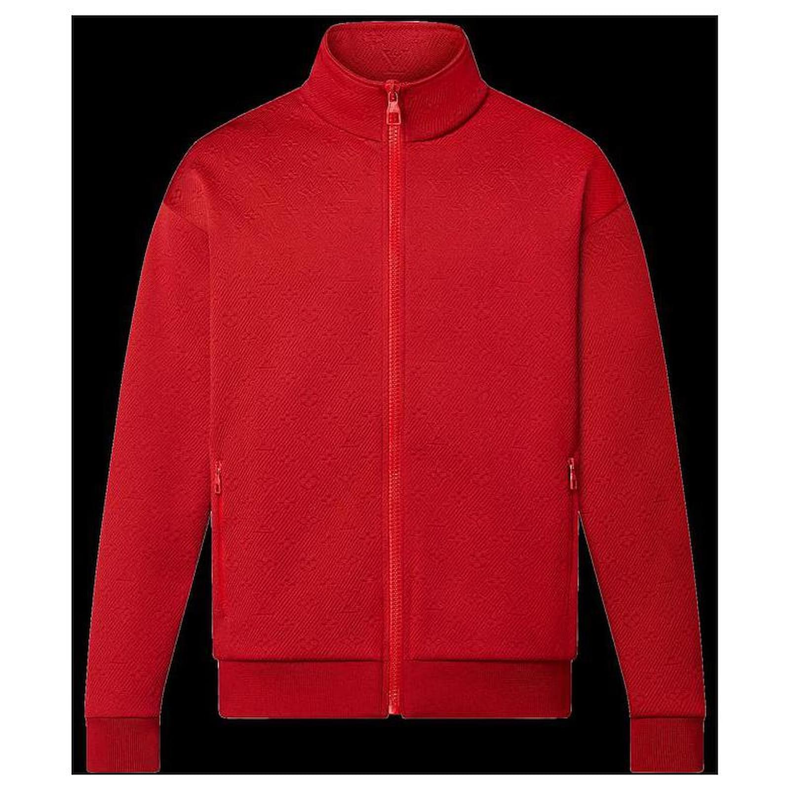 Red Louis Vuitton Jacket Men's