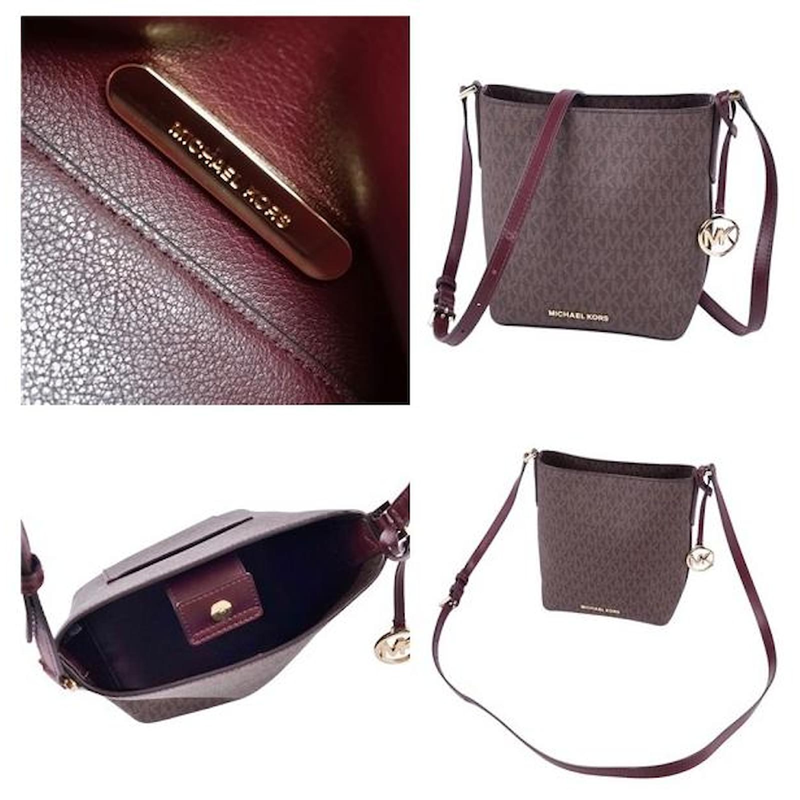 MICHAEL KORS Bag Shoulder Bag Crossbody Bag PVC Leather Total Pattern  Leather Bag Brown ref.435152 - Joli Closet