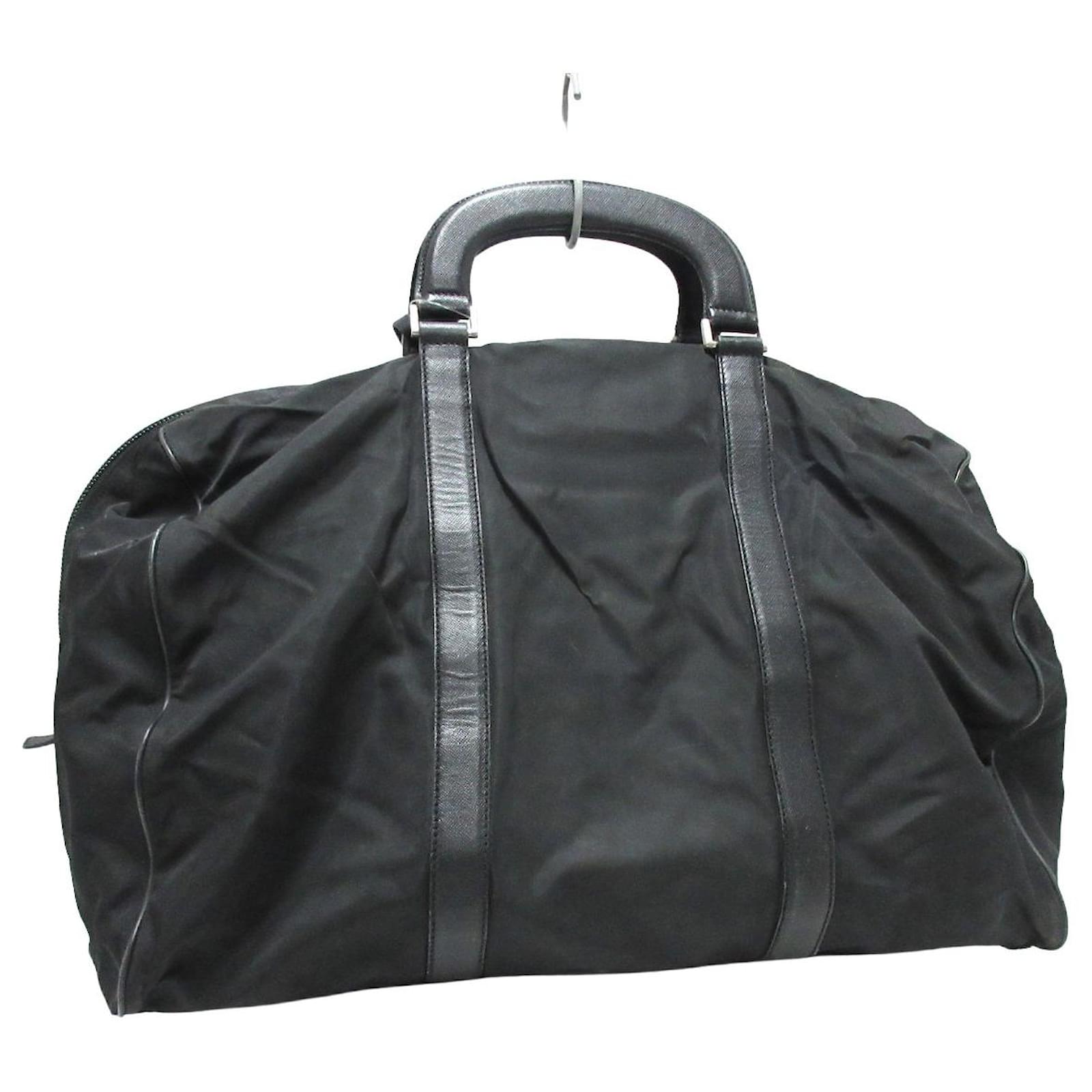 PRADA TRAVEL BAG Black Synthetic ref.435459 - Joli Closet