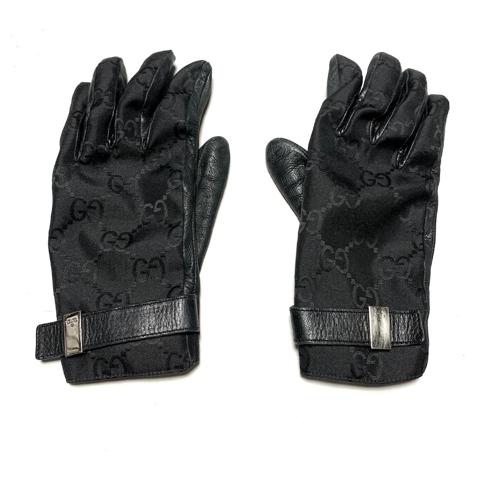 Gucci Gloves Black Leather ref.435626 - Joli Closet