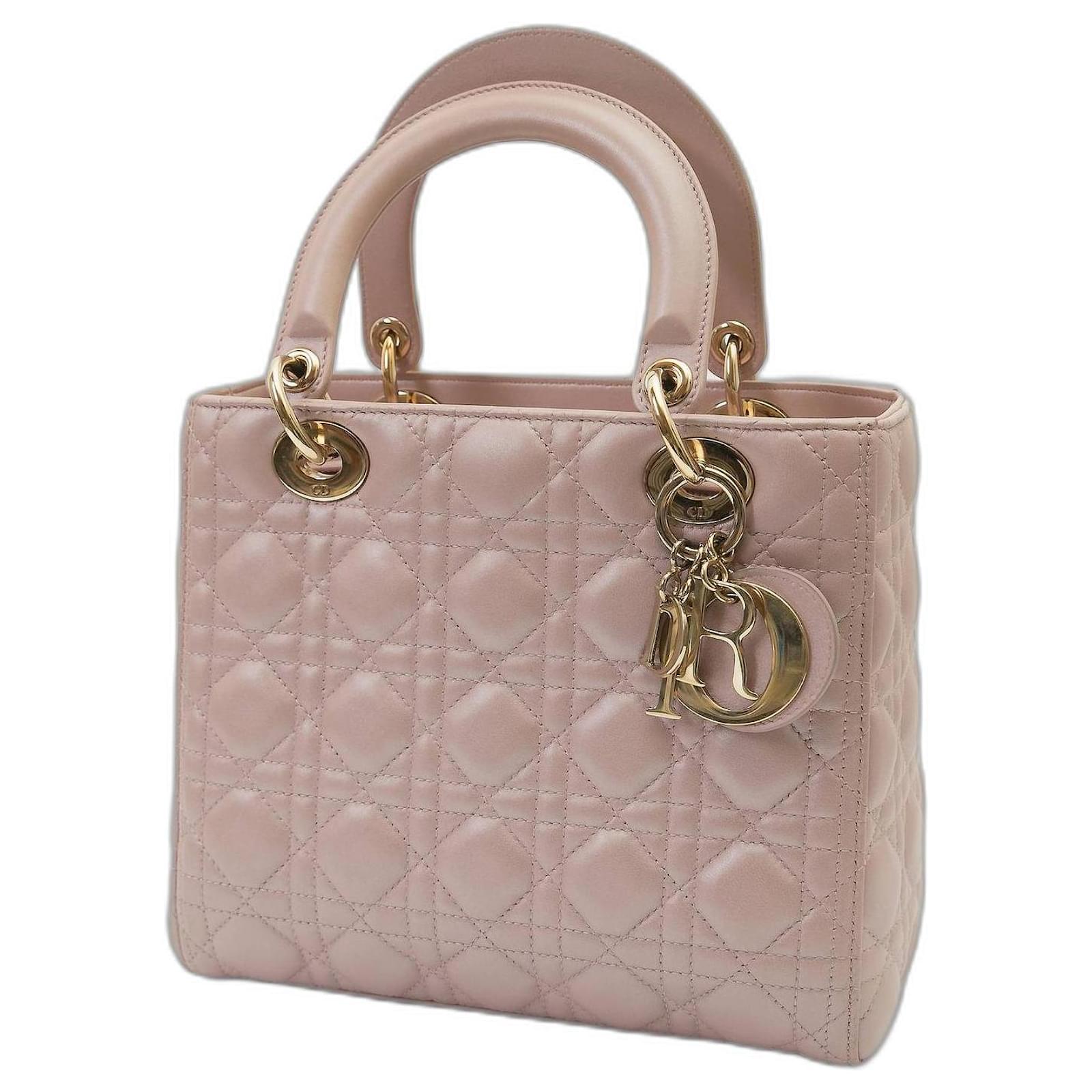 Lady Dior Christian Dior Bag Pink Ref Joli Closet