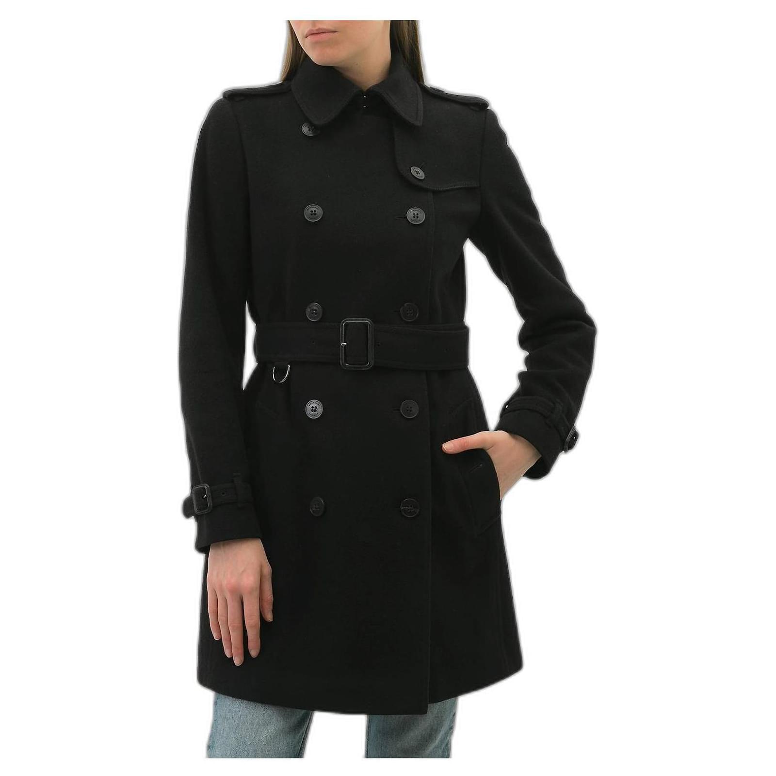 Burberry Mantel Schwarz Damen