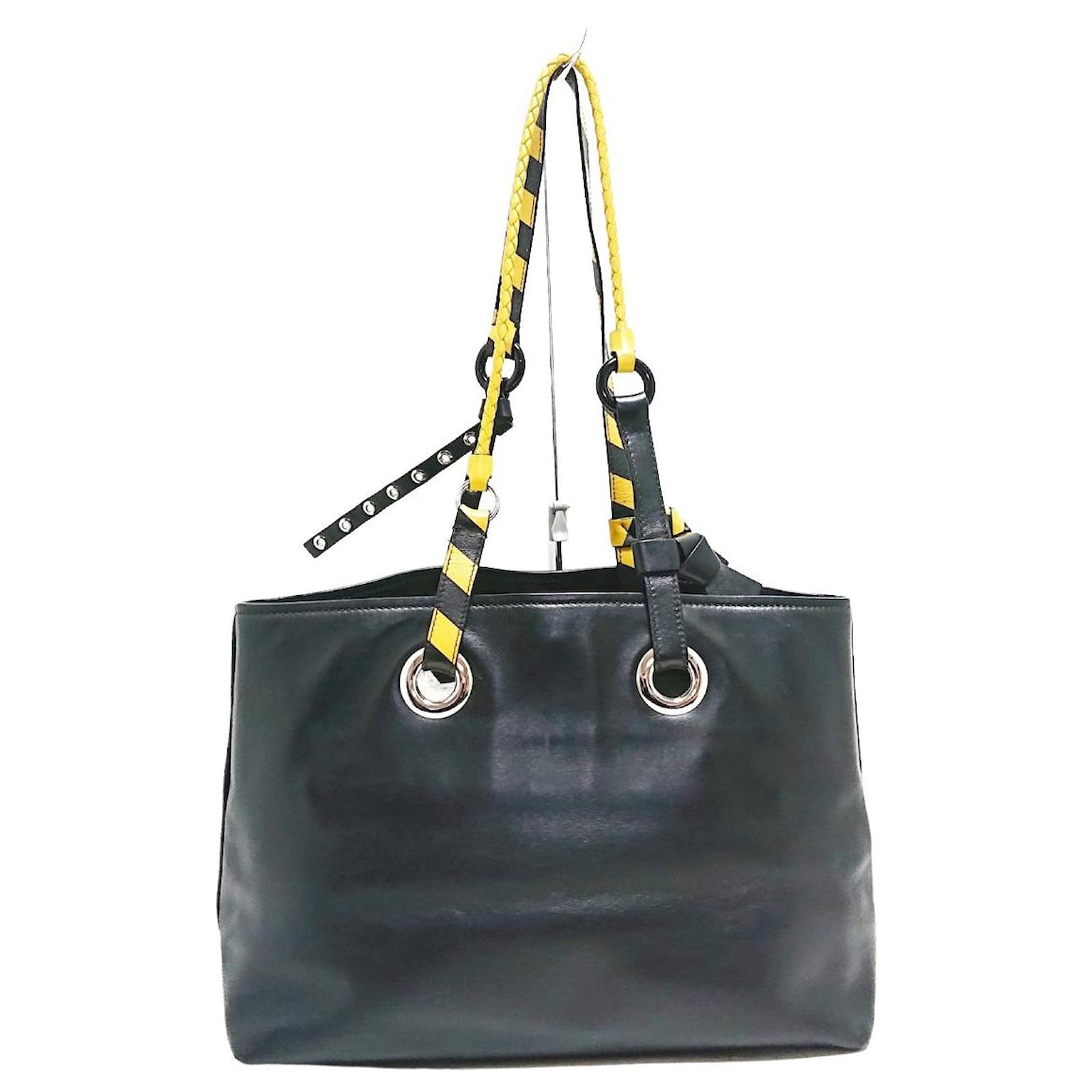 Miu Miu Tote bag Black Leather ref.436803 Joli Closet