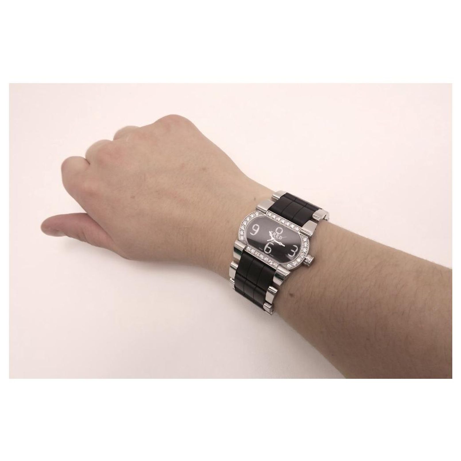 FRED MOVE ONE FD WATCH012111 STEEL WITH 28 diamants 0.7 
