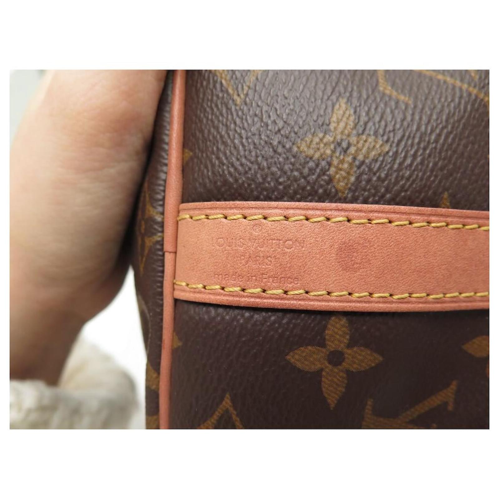 LOUIS VUITTON SPEEDY BANDOULIERE HANDBAG 25 IN MONOGRAM HAND BAG CANVAS  Brown Cloth ref.437192 - Joli Closet