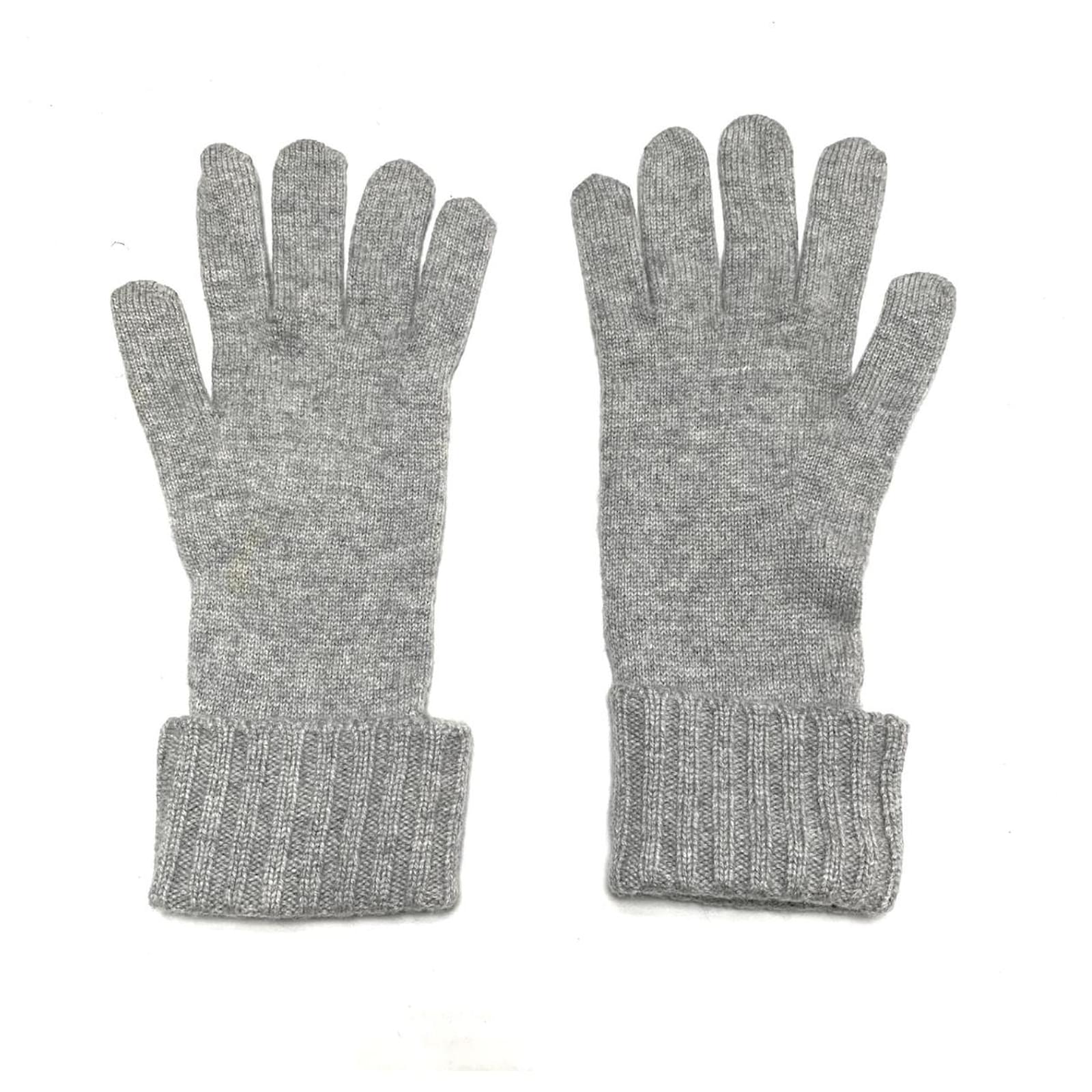 Louis Vuitton Gloves Grey Wool ref.437669 - Joli Closet