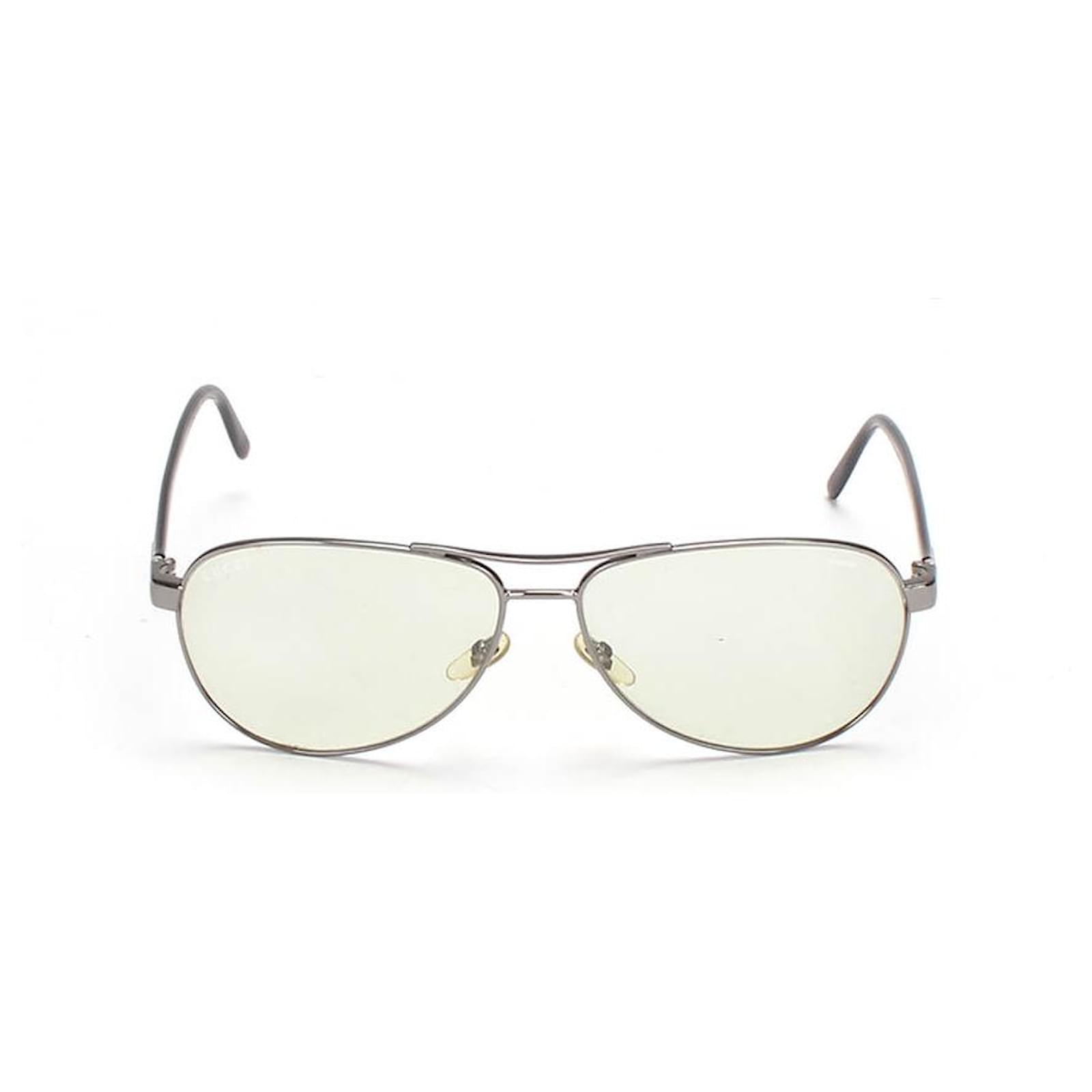 Gucci Glasses Silvery Metal Ref437883 Joli Closet 7851