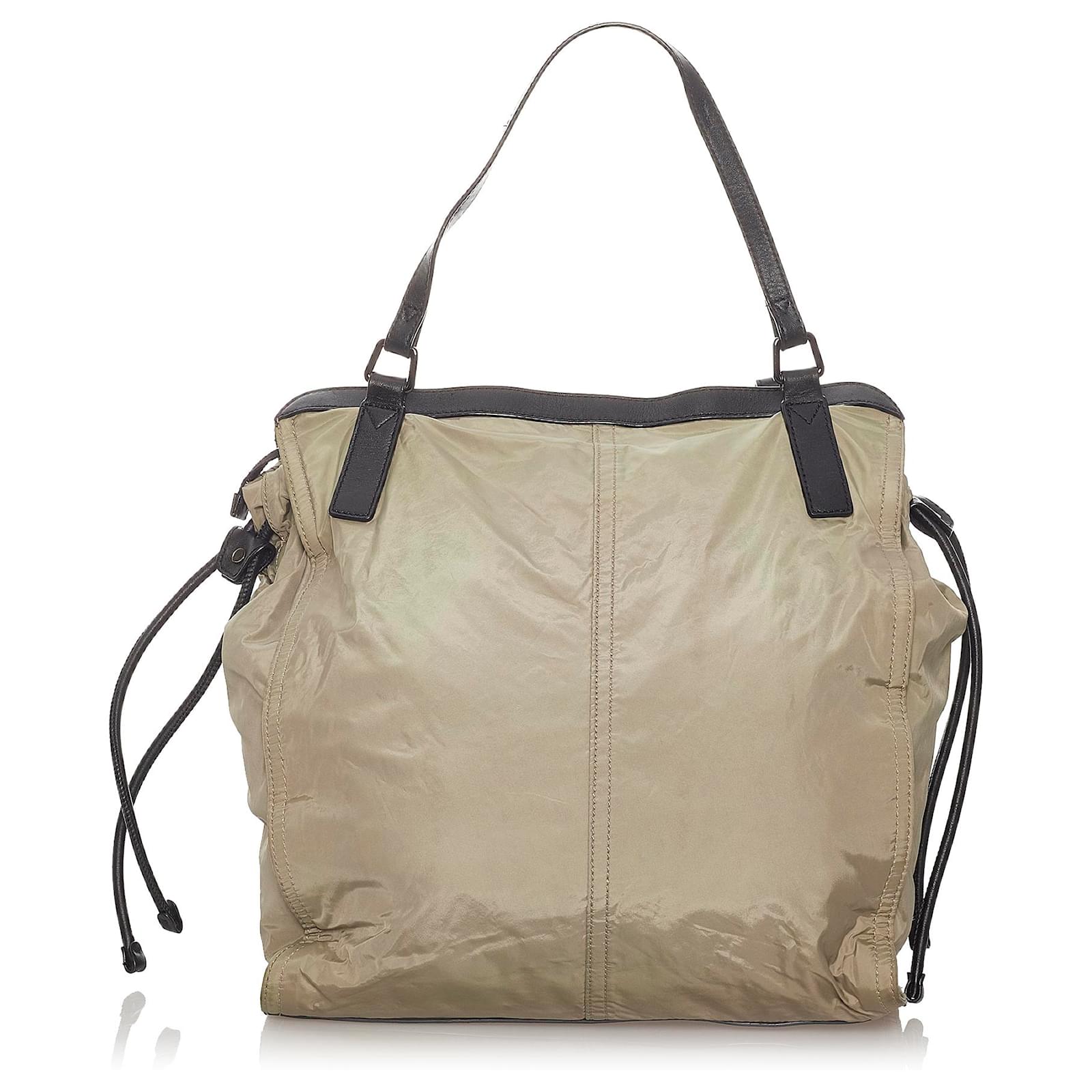 burberry buckleigh black nylon tote bag
