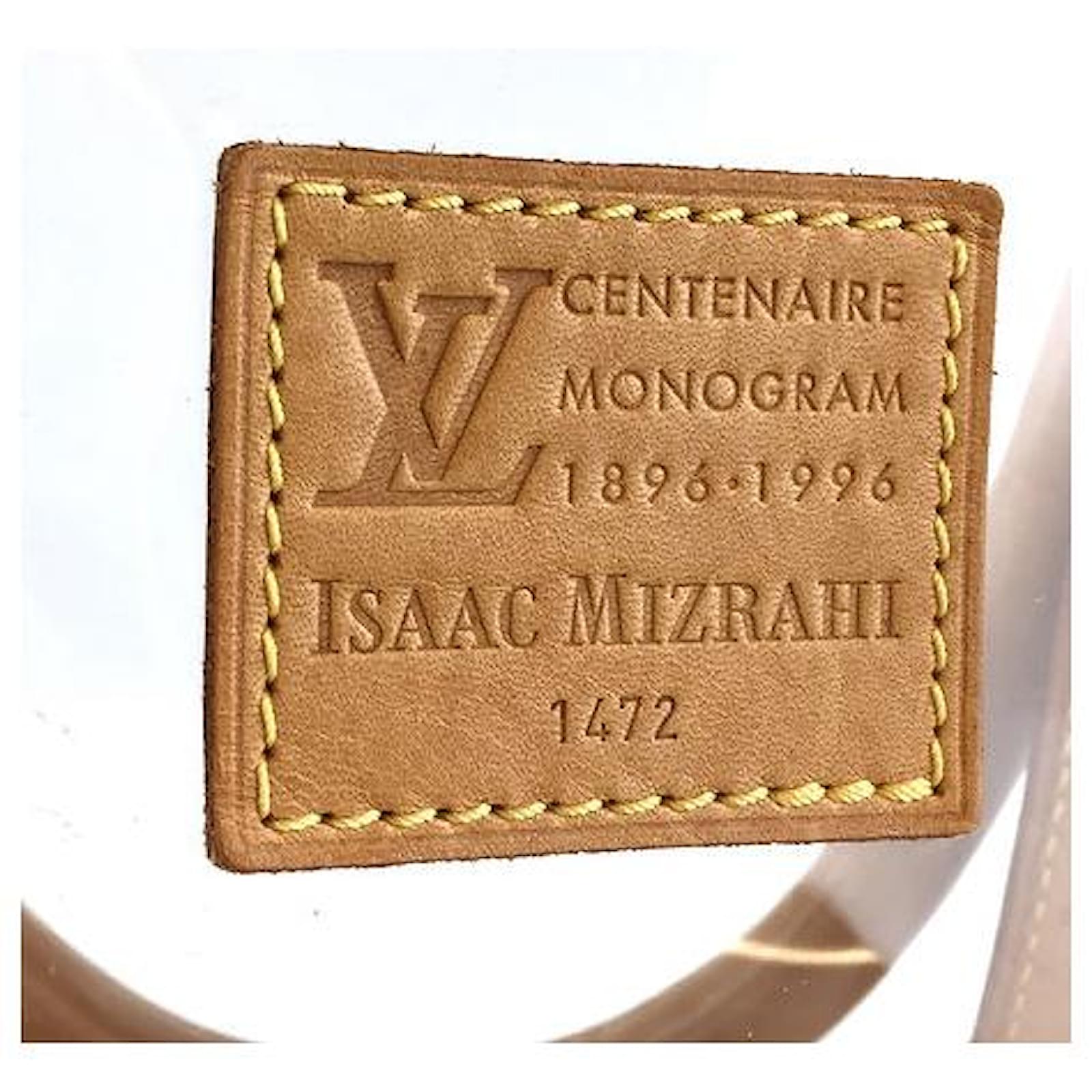 Louis Vuitton Centenaire Sac Isaac Mizrahi Clear Leather Vinyl ref