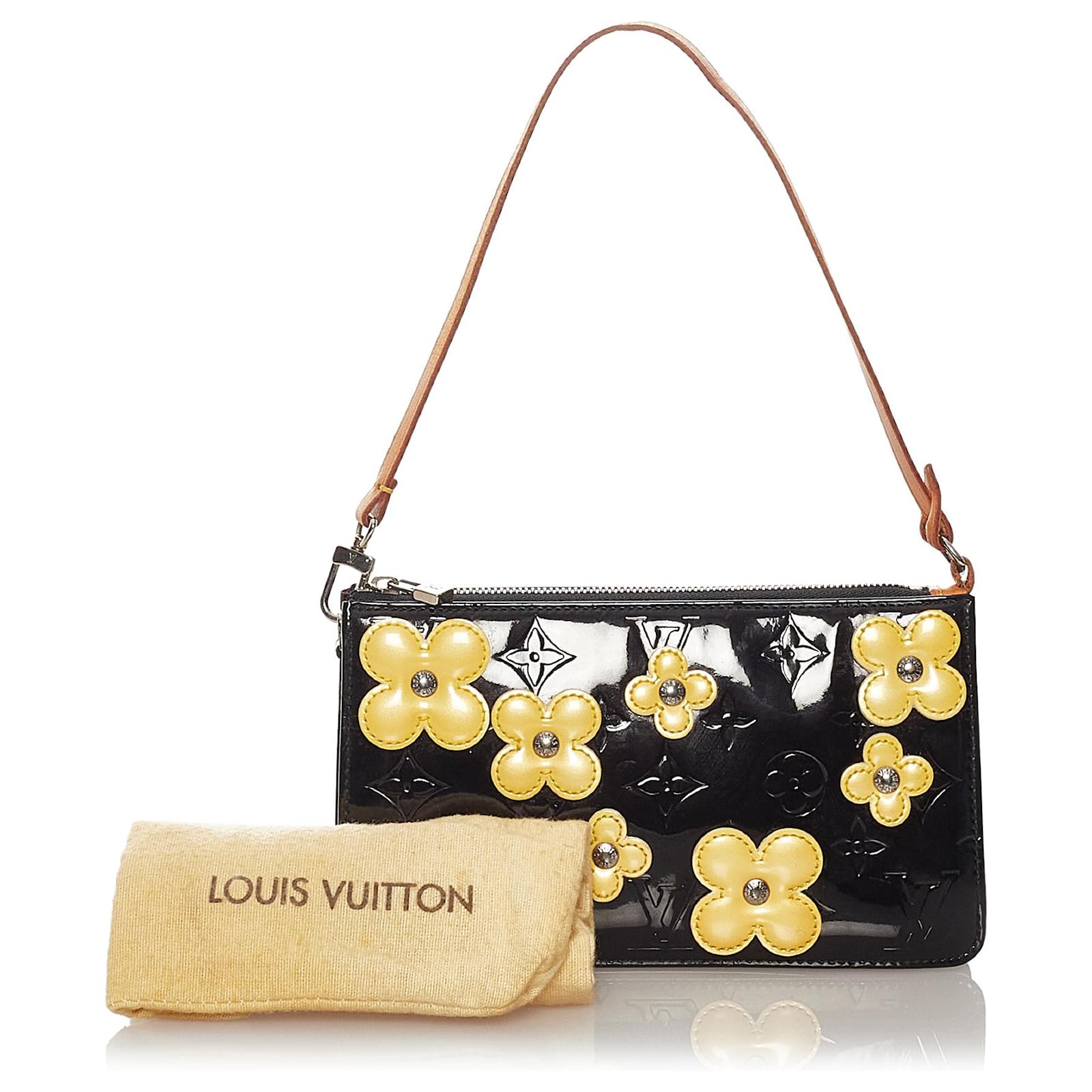 Louis Vuitton 2000s Orange Lexington Fleurs Pochette · INTO