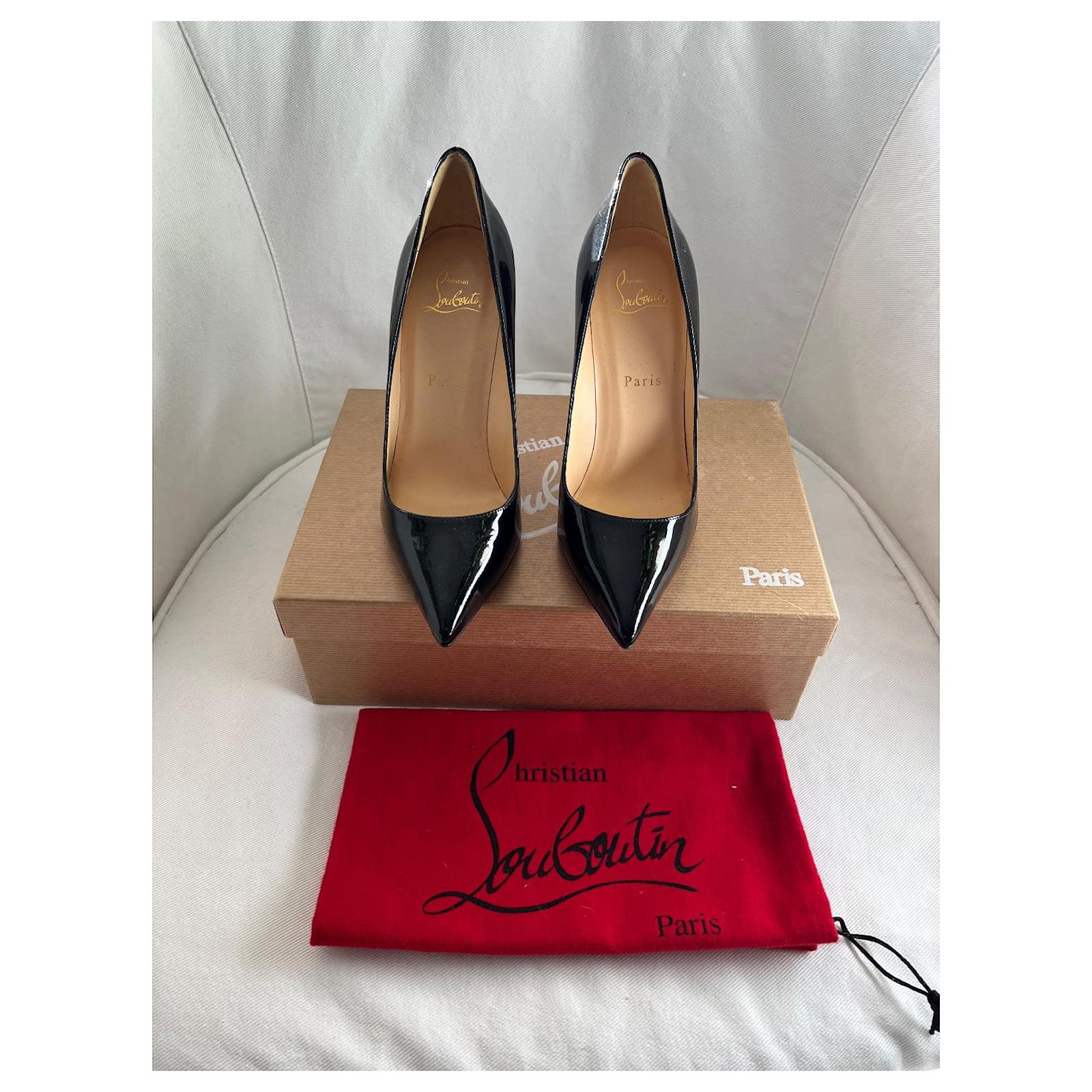 Christian Louboutin Heels Black Patent leather ref.438789 - Joli Closet