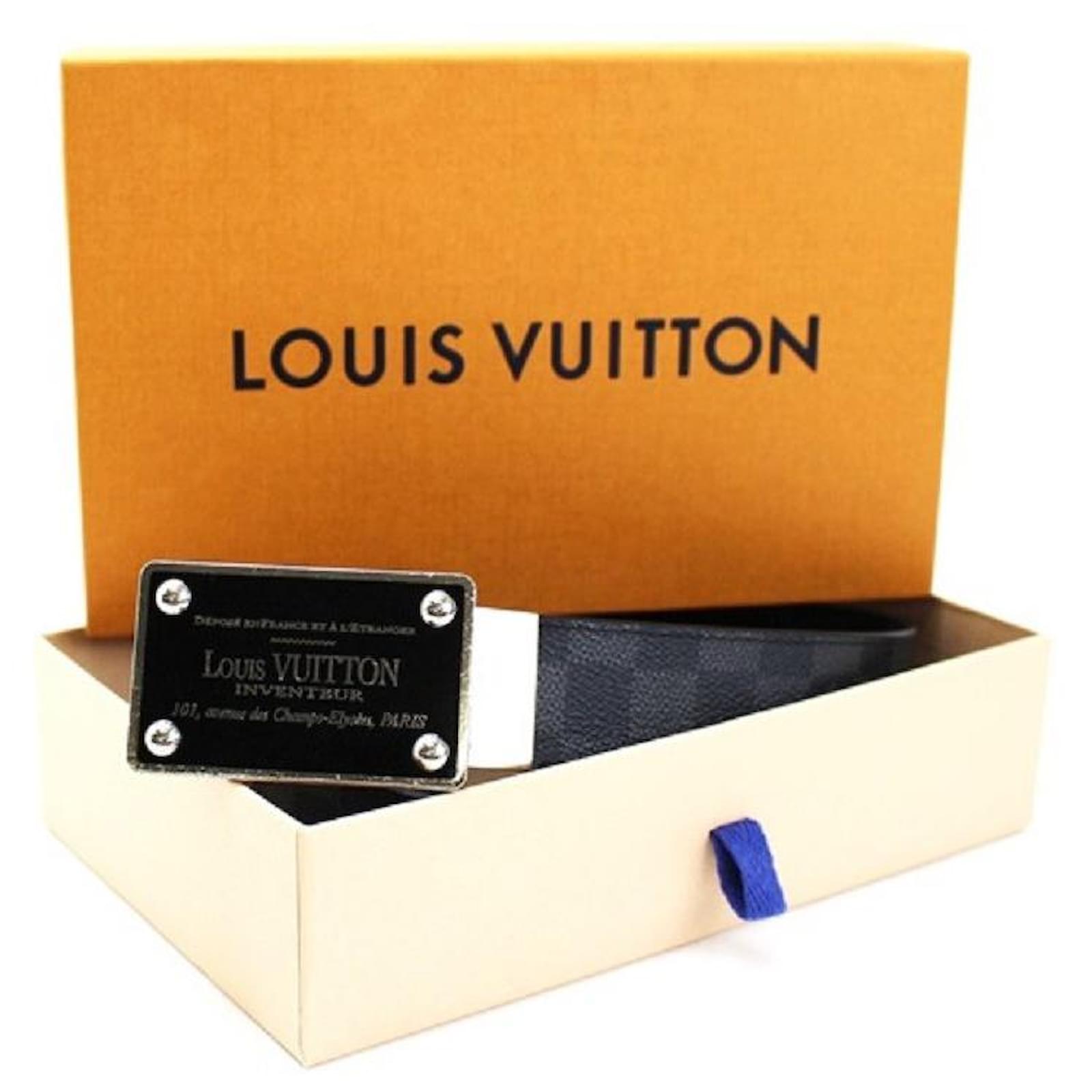 Louis Vuitton Damier Santule Ponnef Graffit M9402 Belt Black P13468 – NUIR  VINTAGE