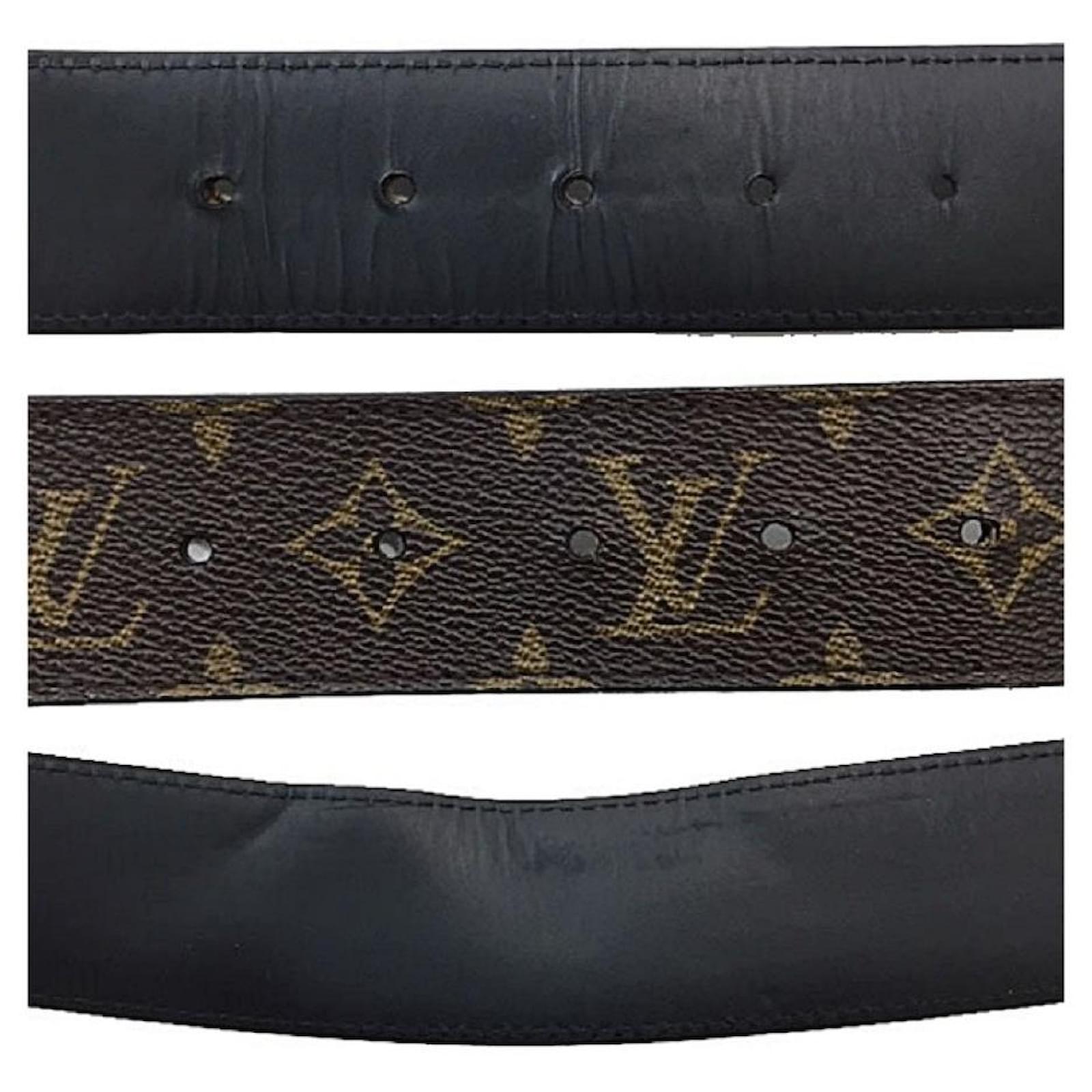 Shop Louis Vuitton Leather Logo Belts (M8205U, M8205T, M8205S) by 碧aoi