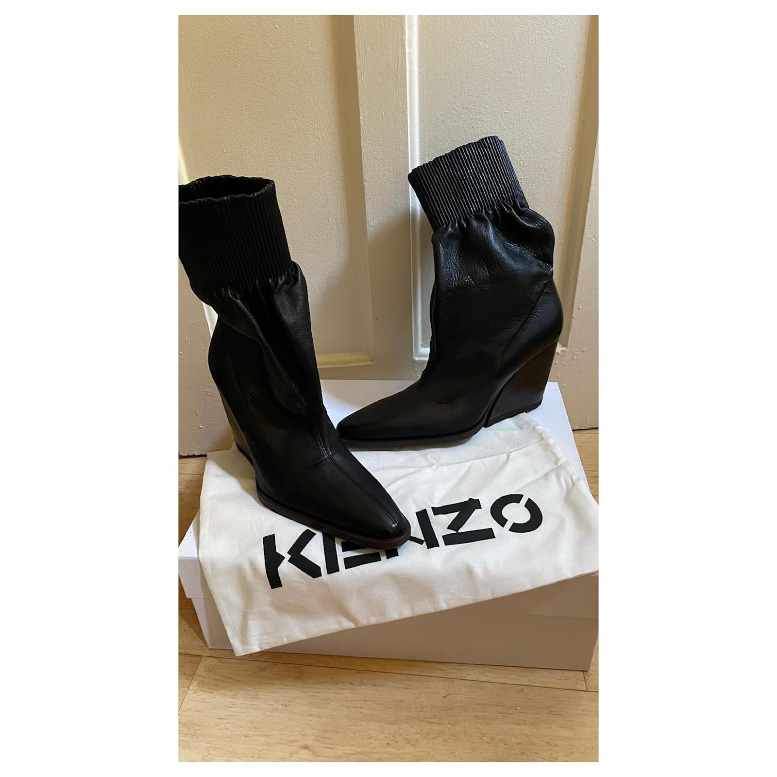 Kenzo Black Leather ref.439526 - Joli Closet