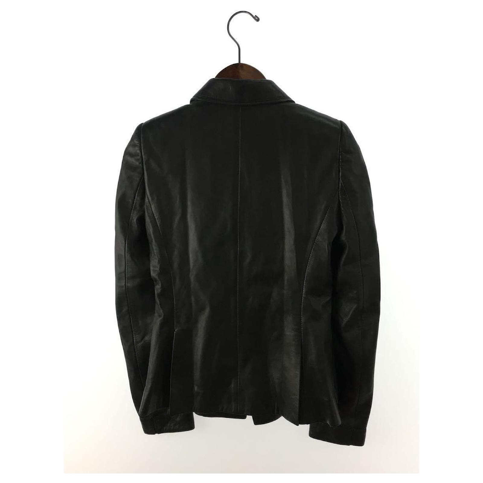Balenciaga Blazers Jackets Black Leather ref.439854 - Joli Closet