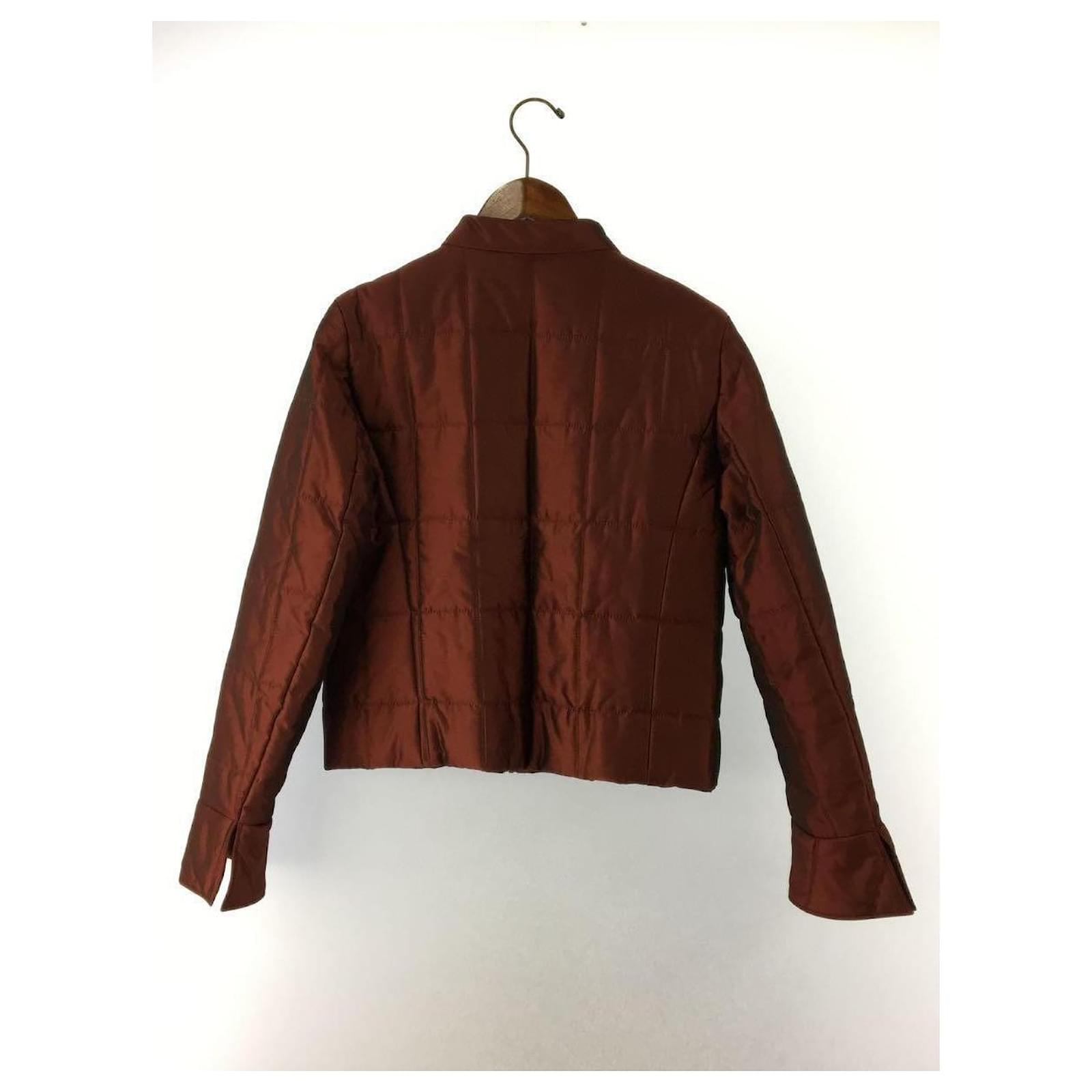 Used] CHANEL / batting quilted jacket / 38 / polyester Red ref.440019 -  Joli Closet