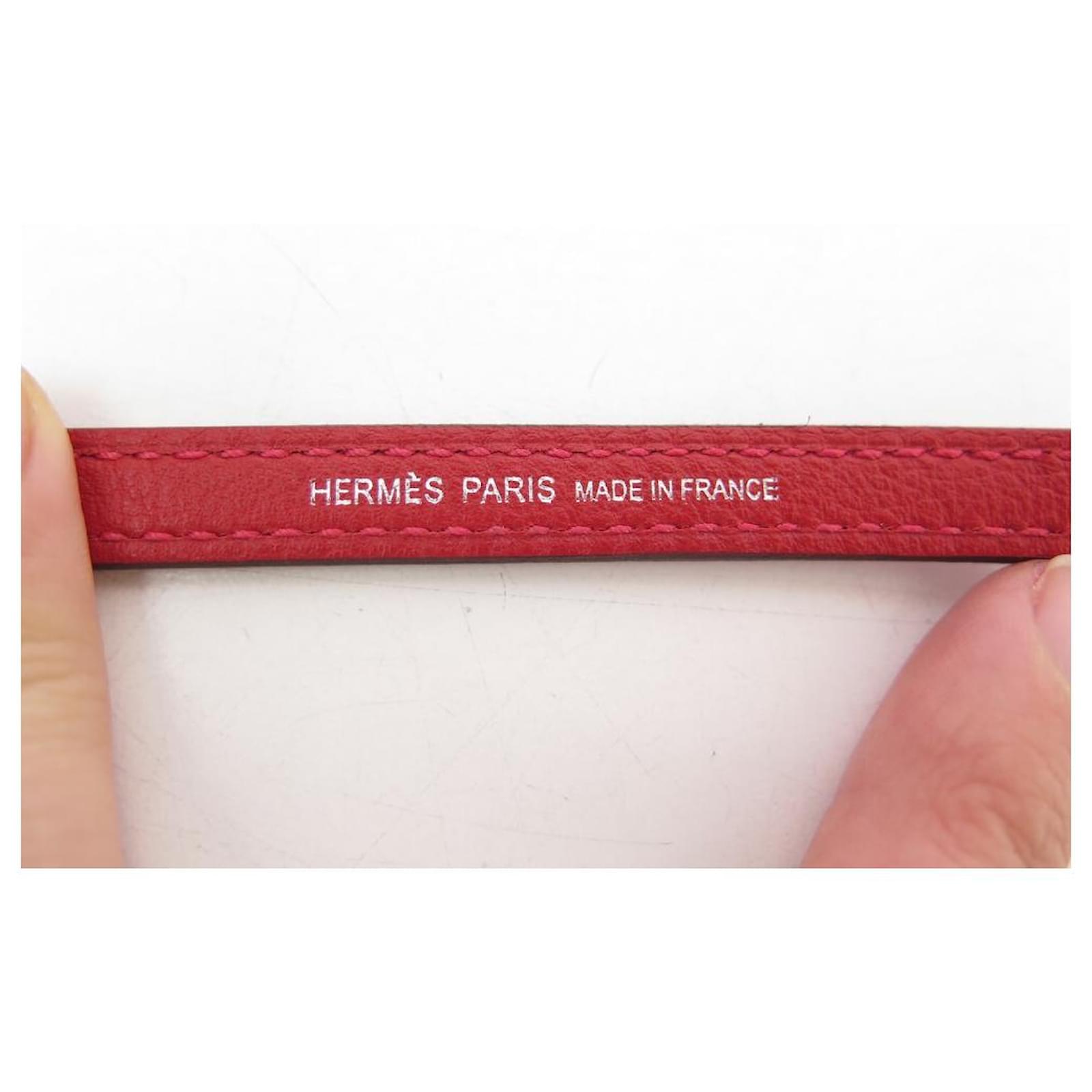 Hermès NEW HERMES MINI BOLIDE HANDBAG IN RED LEATHER + SHOULDER STRAP NEW  HAND BAG PURSE ref.440785 - Joli Closet