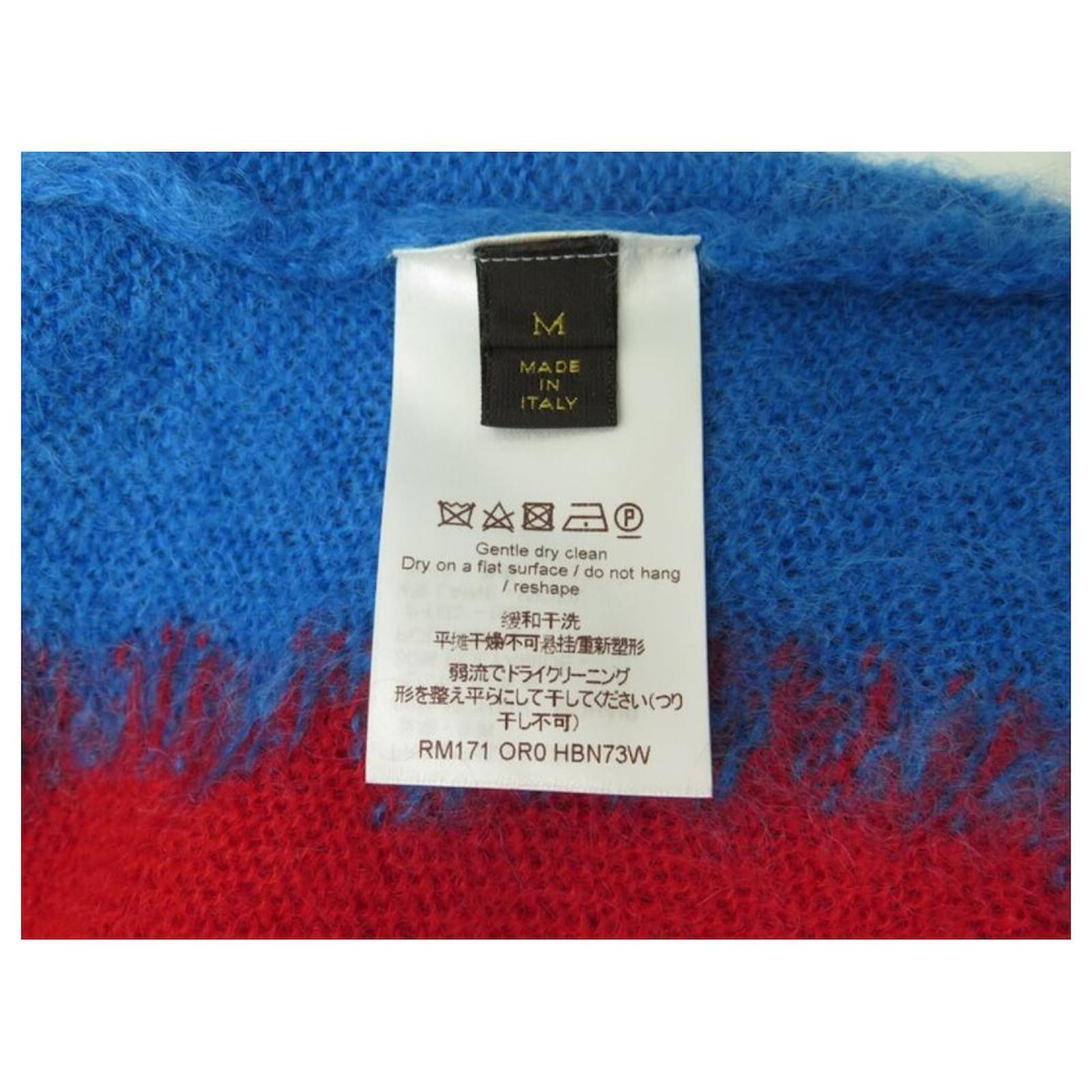 NEW SWEATER LOUIS VUITTON M 48 IN MOHAIR AND RED WOOL NEW WOOL SWEATER  ref.440800 - Joli Closet