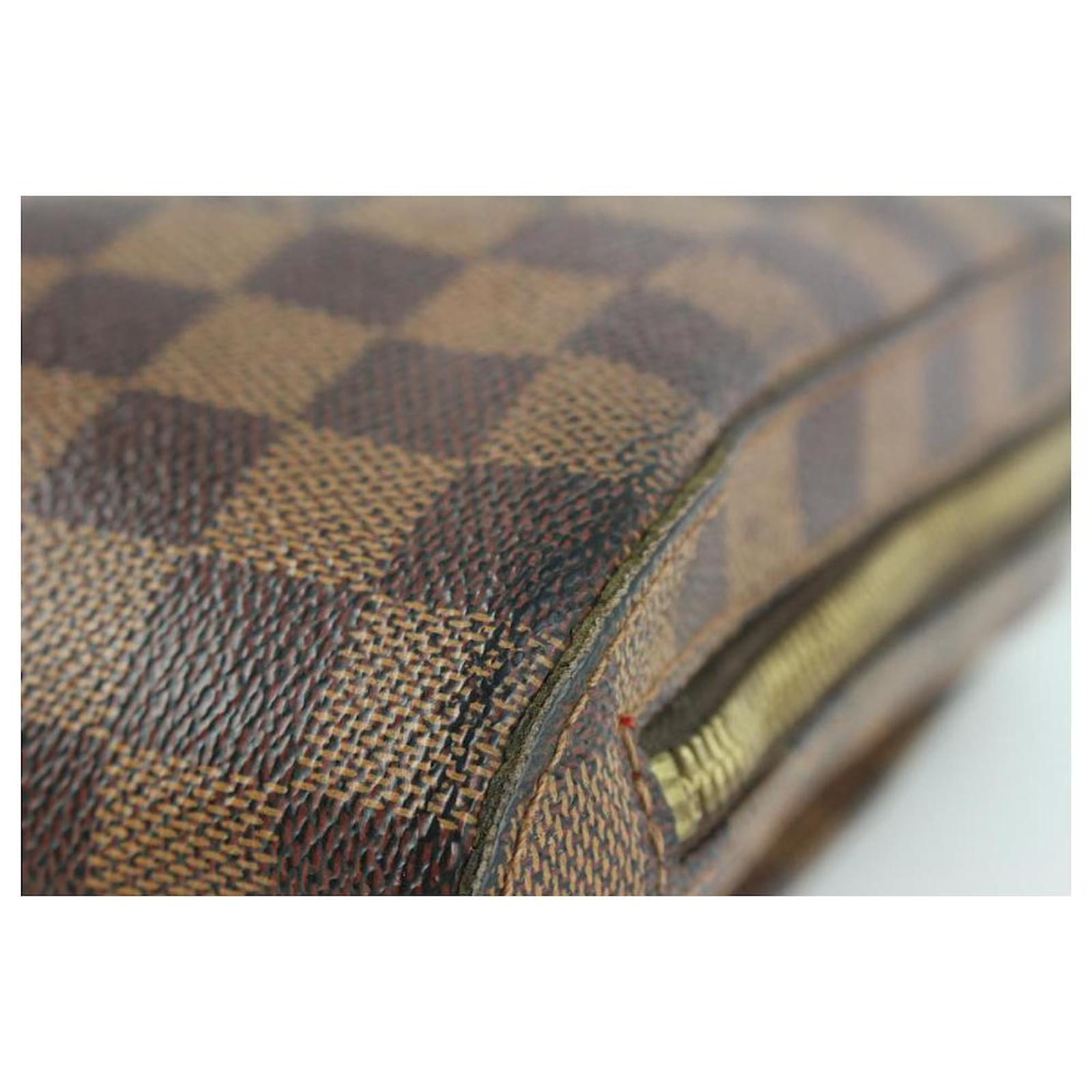 Louis Vuitton Damier Ebene Geronimos Bum Bag Fanny Pack Waist Pouch Leather  ref.440925 - Joli Closet