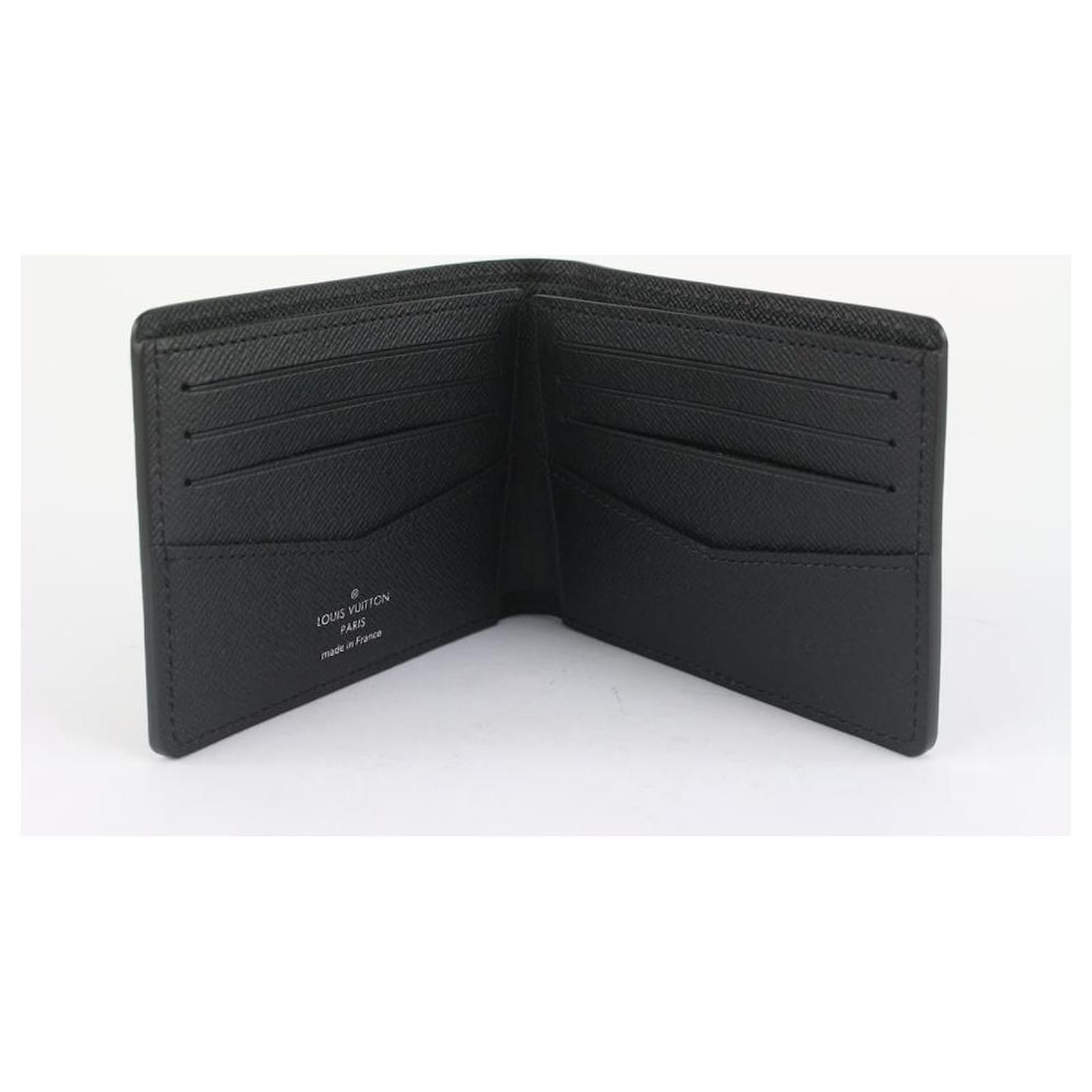 LOUIS VUITTON X SUPREME Epi Slender Wallet Black 201469
