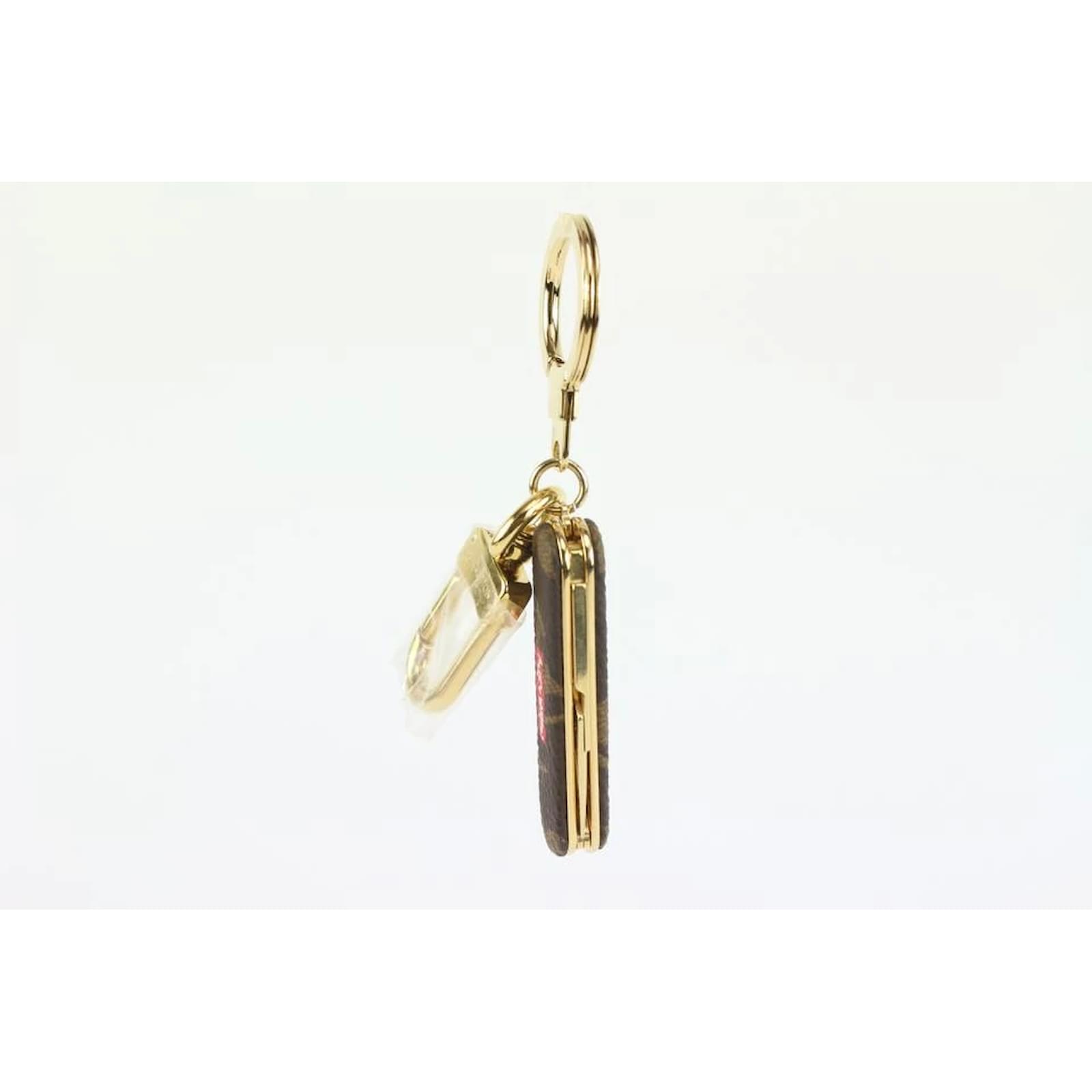 Pre-owned Louis Vuitton X Dice Key Chain Brass