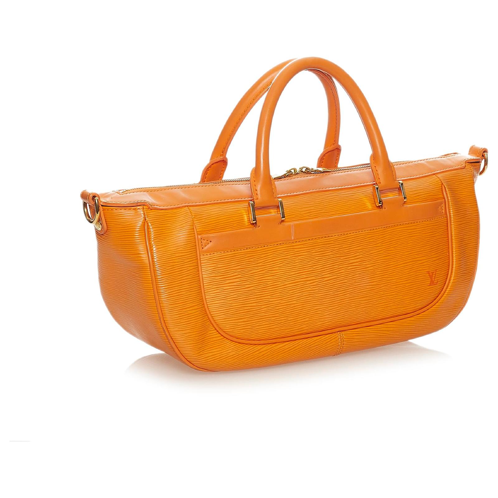 LOUIS VUITTON Dhanura Bag in Orange Epi Leather Shoulder 