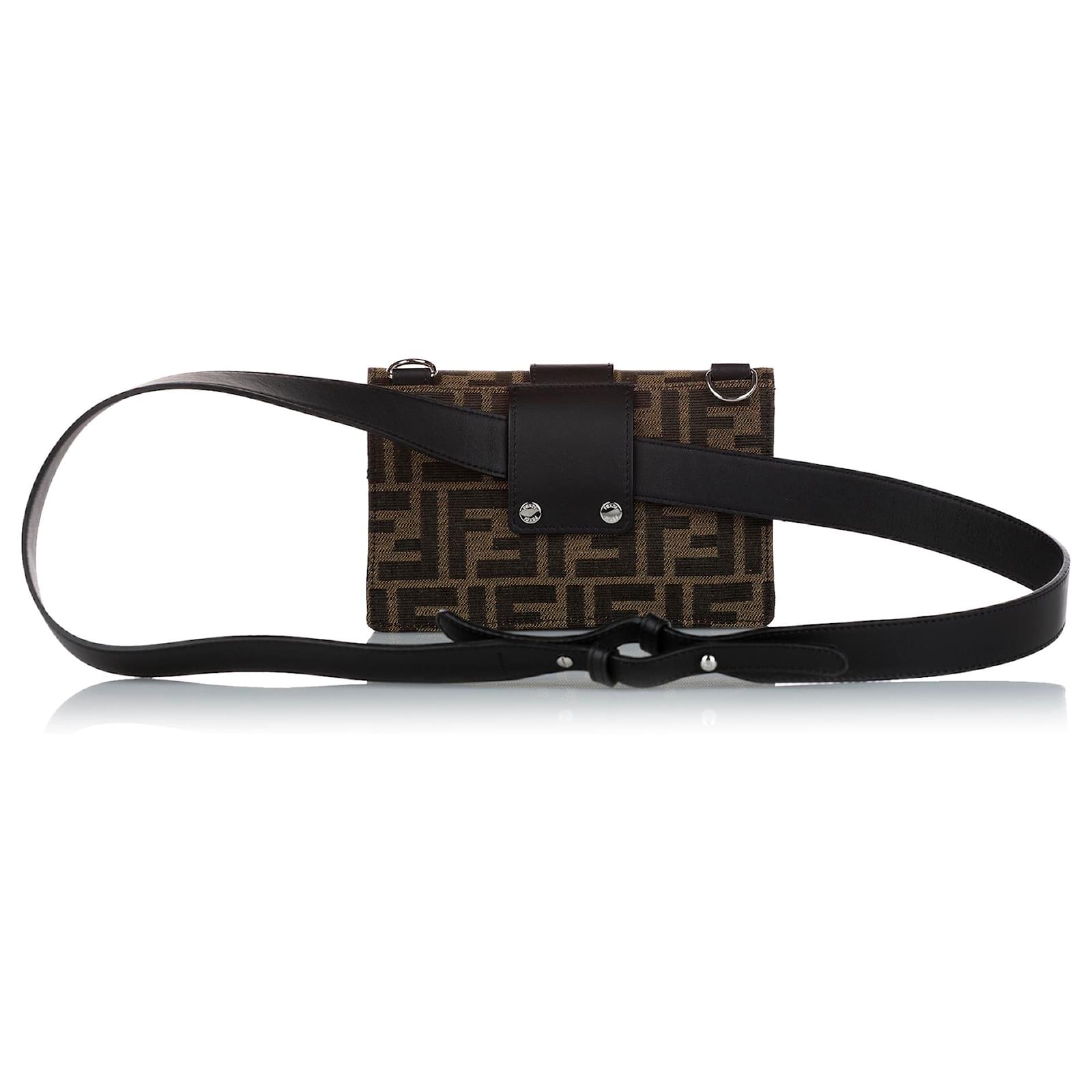 fendi zucca belt bag