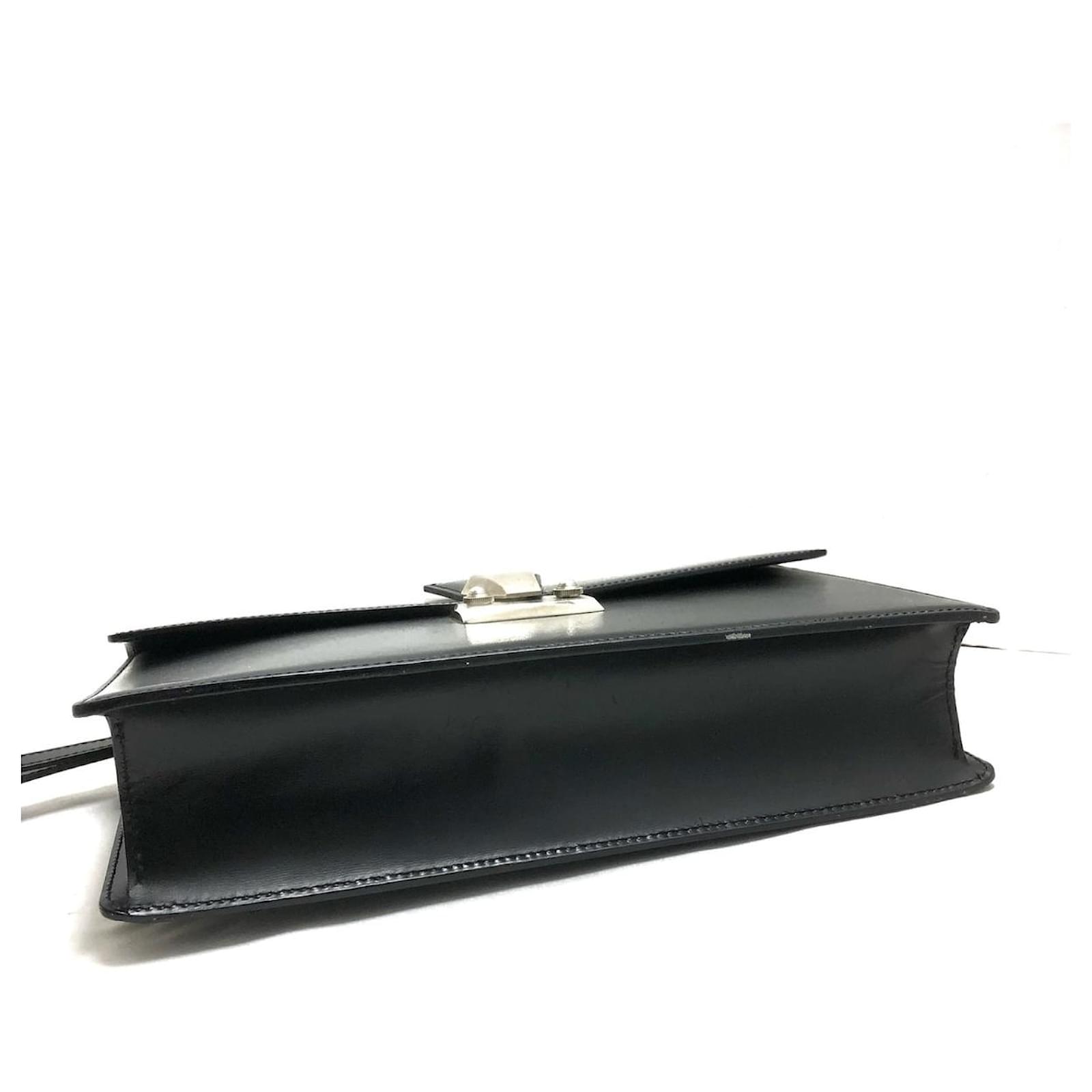 Cartier Clutch bag Black Leather ref.441623 - Joli Closet