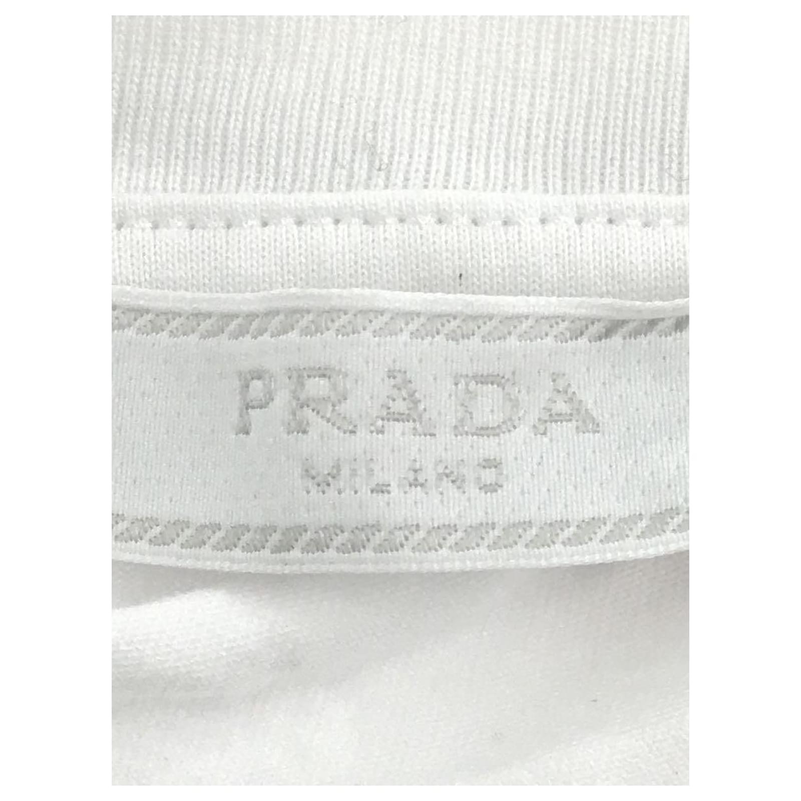 PRADA T-shirt / XS / cotton / WHT White ref.441627 - Joli Closet