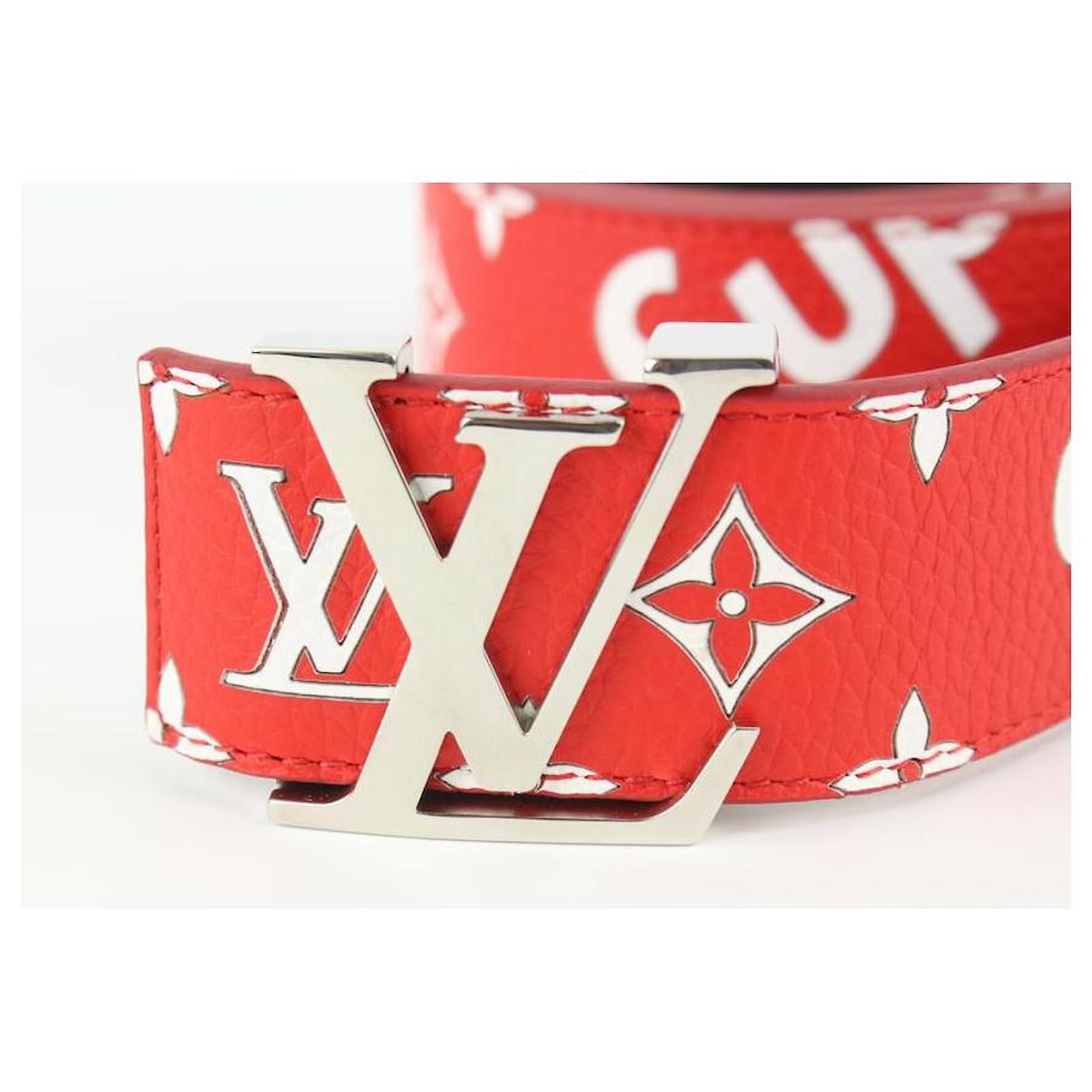 Louis Vuitton Womens Belts, Red, 110