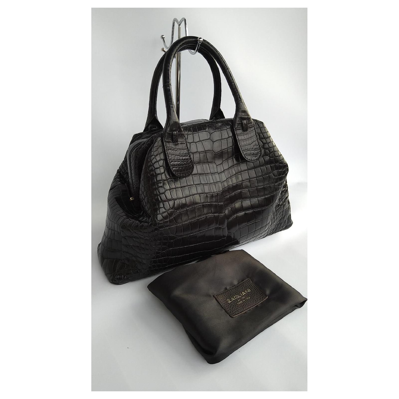 Sac A Main Mac Douglas En Cuir Noir Bandouliere