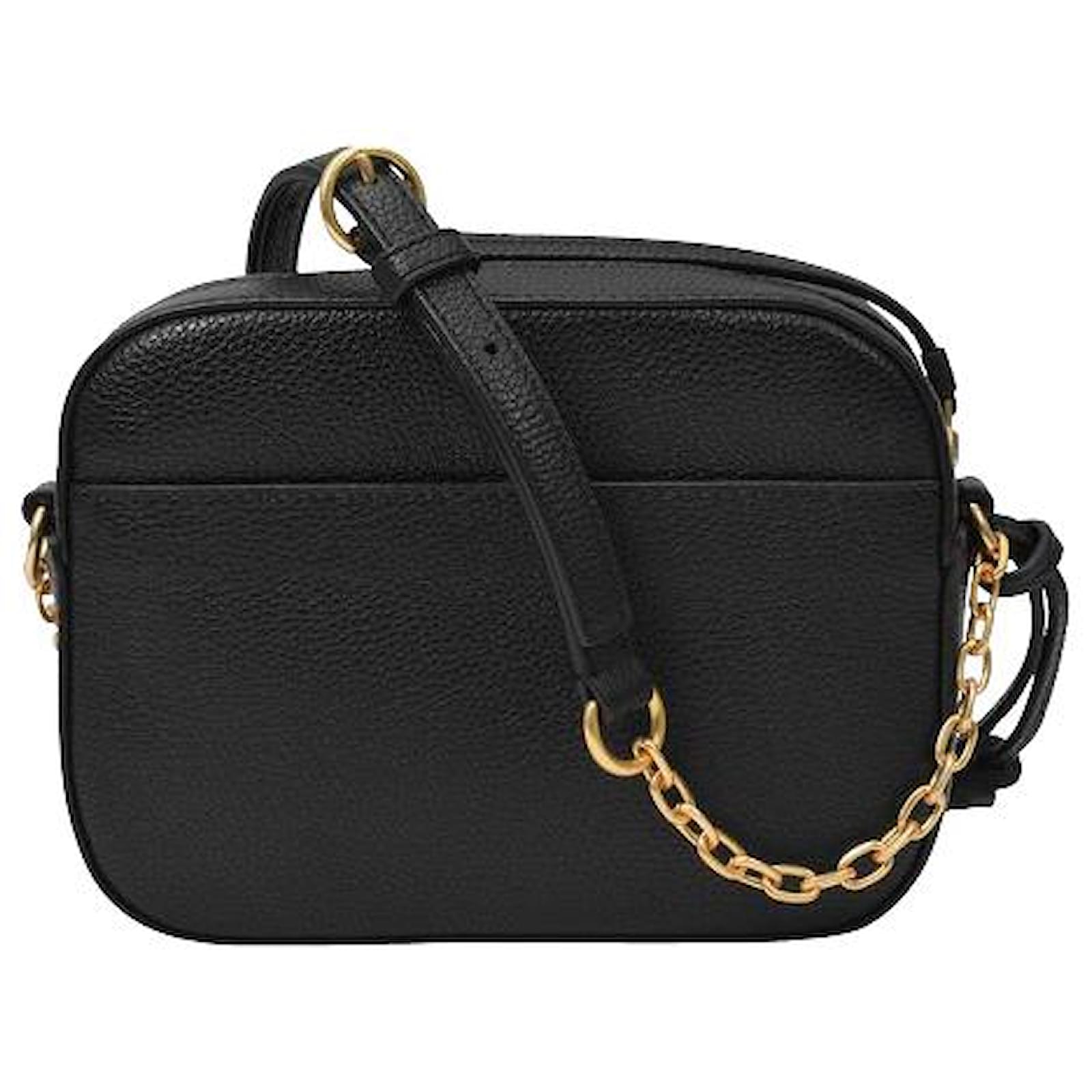 Tory Burch McGraw Camera Bag in Black Leather ref.442840 - Joli Closet
