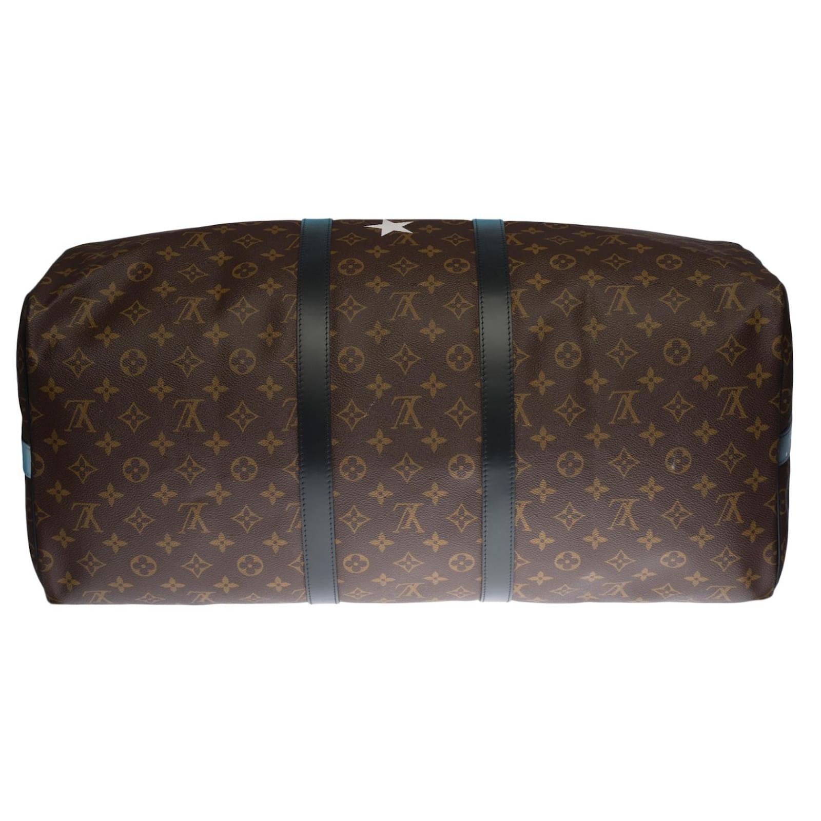 Louis Vuitton LV Keepall 45 macassar Brown Cloth ref.915559 - Joli Closet