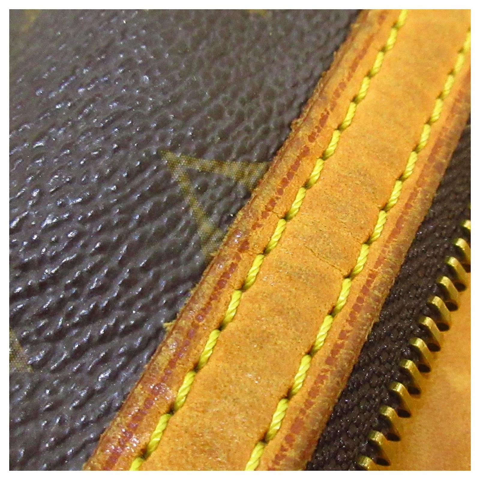Louis Vuitton Brown Monogram Stresa GM Leather Cloth ref.443453