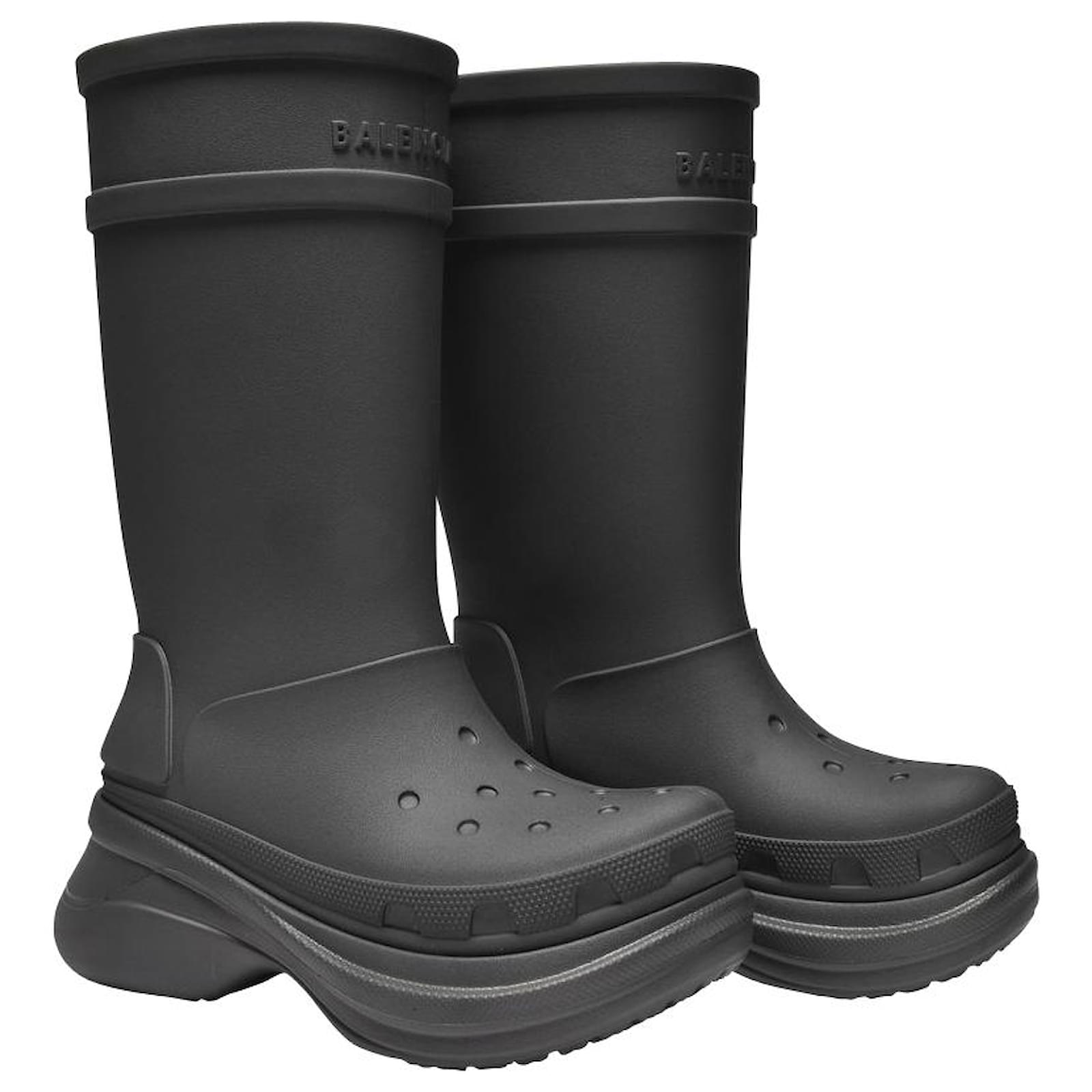 balenciaga croc boots