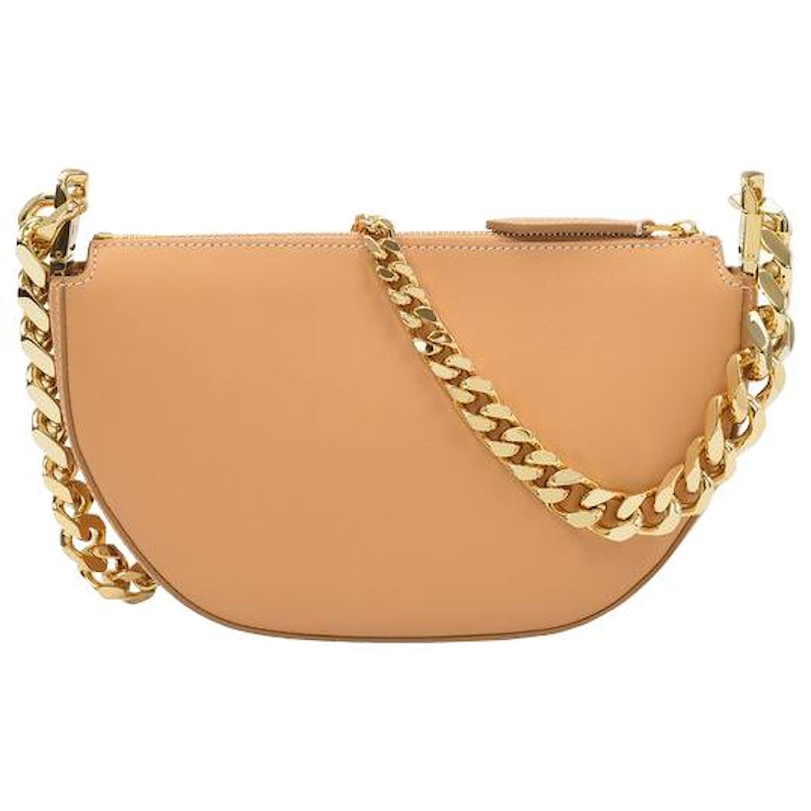 Burberry Mini Olympia Zip Chain Shoulder Bag