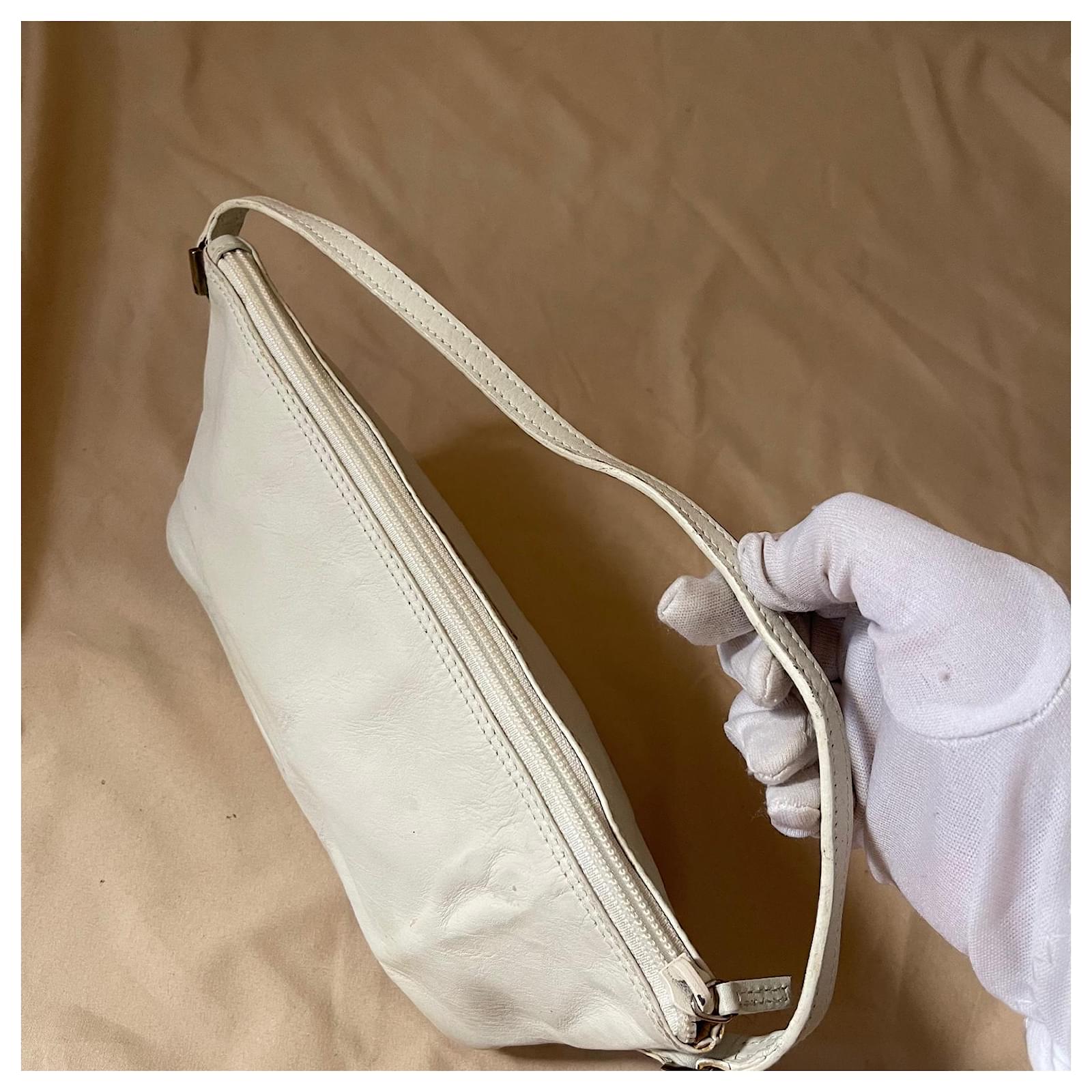 Borsa da barca Gucci in morbida pelle bianca Bianco