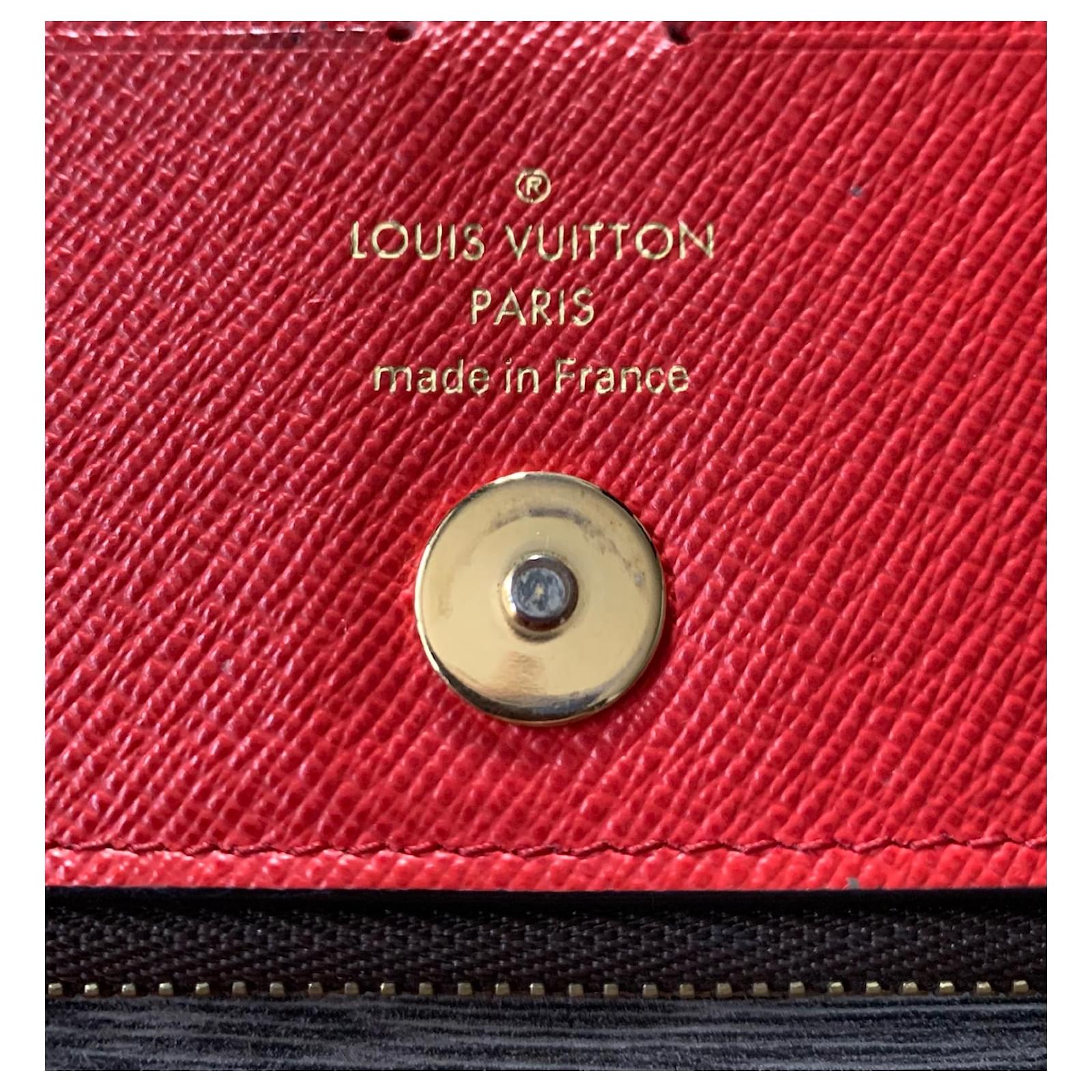Louis Vuitton Portafoglio Adele in tela monogramma Coquelicot