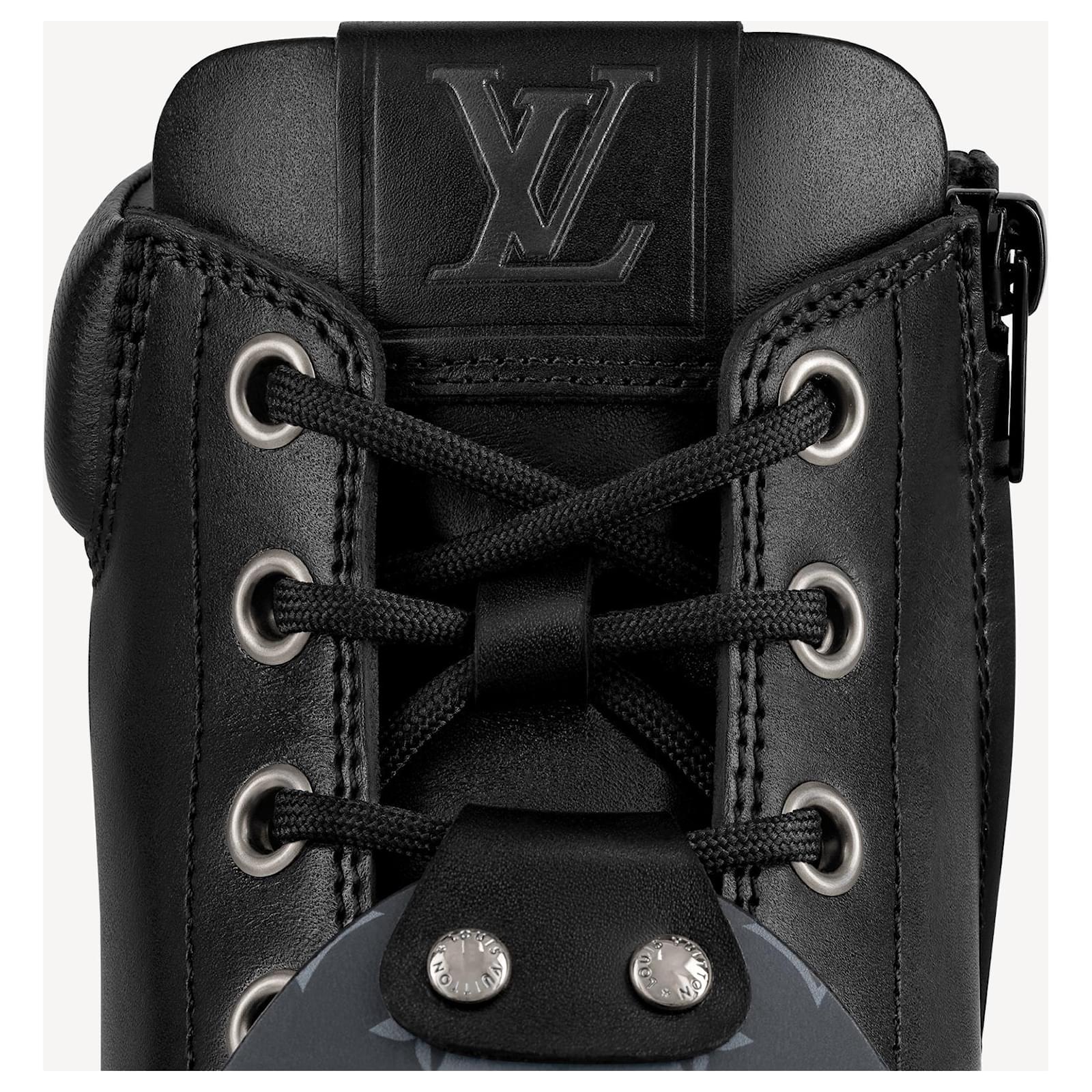 Louis Vuitton/Nigo Damier Cosy Lined Suede Men Boots Size 14 BM 0250