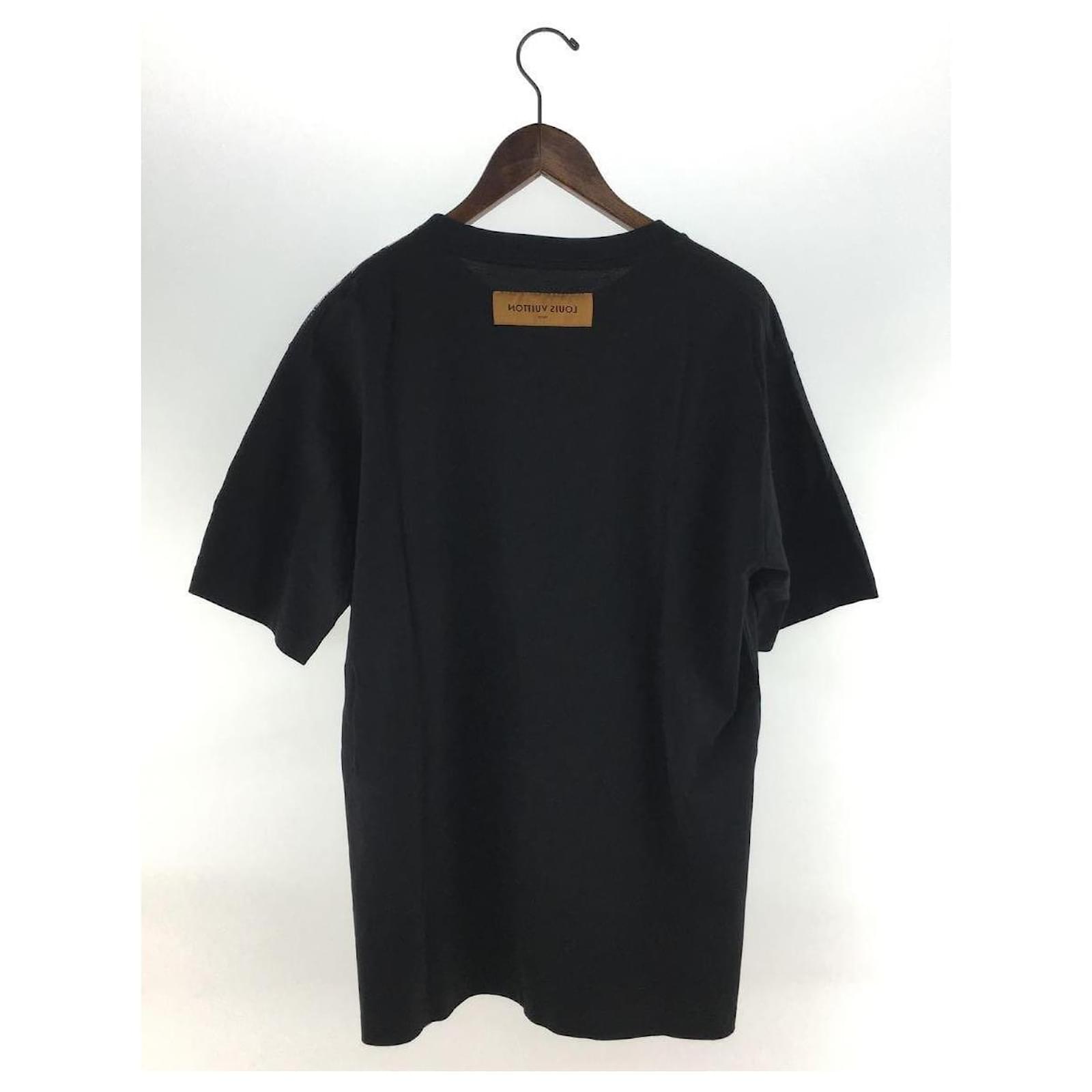 LOUIS VUITTON T-shirt / XL / Cotton / Black / RM201M NPG HIY17W